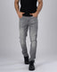 Classic Edge Tailored Denim In Light Grey