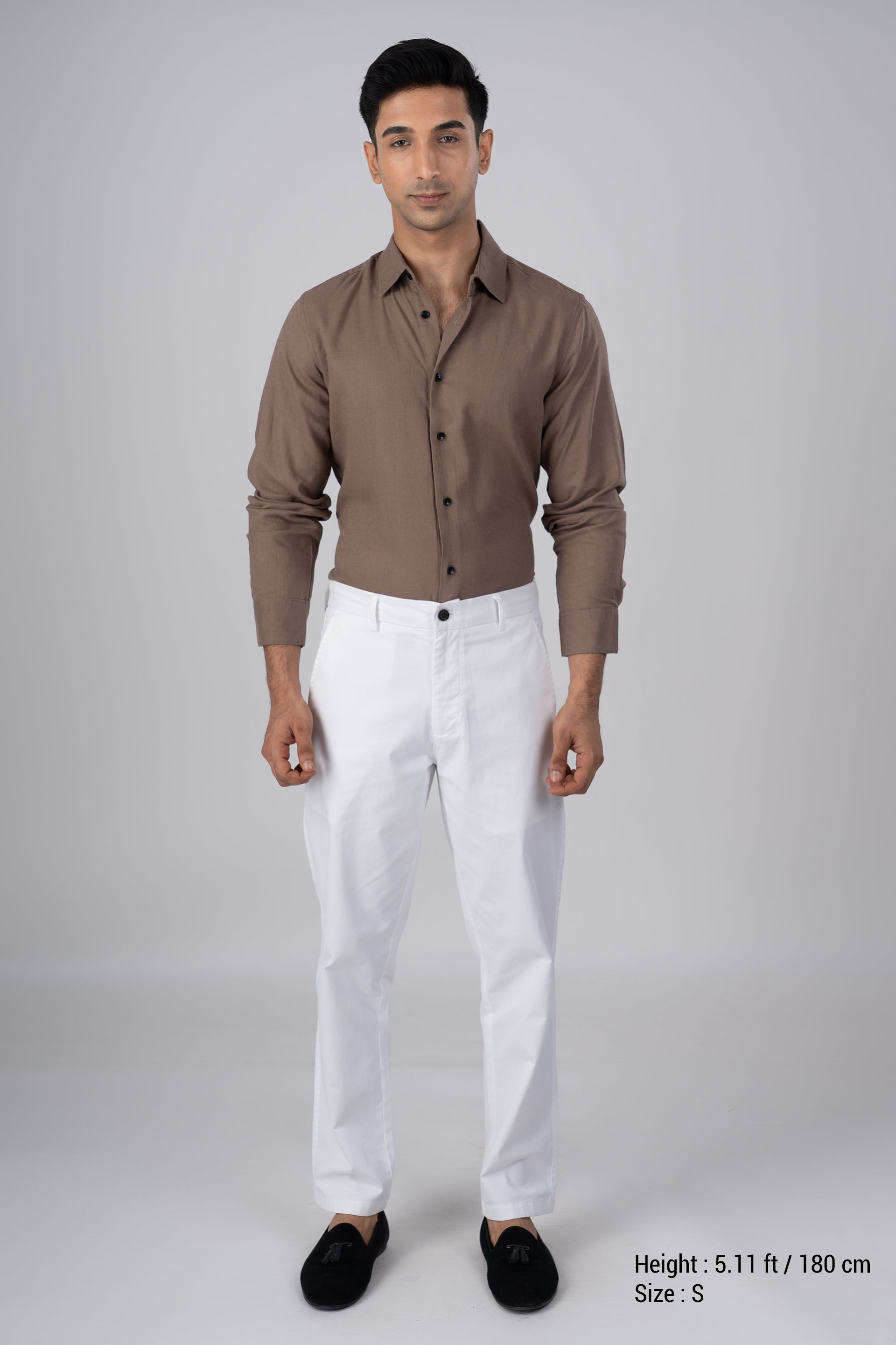 Premium Lyocell Linen Shirt In Fur