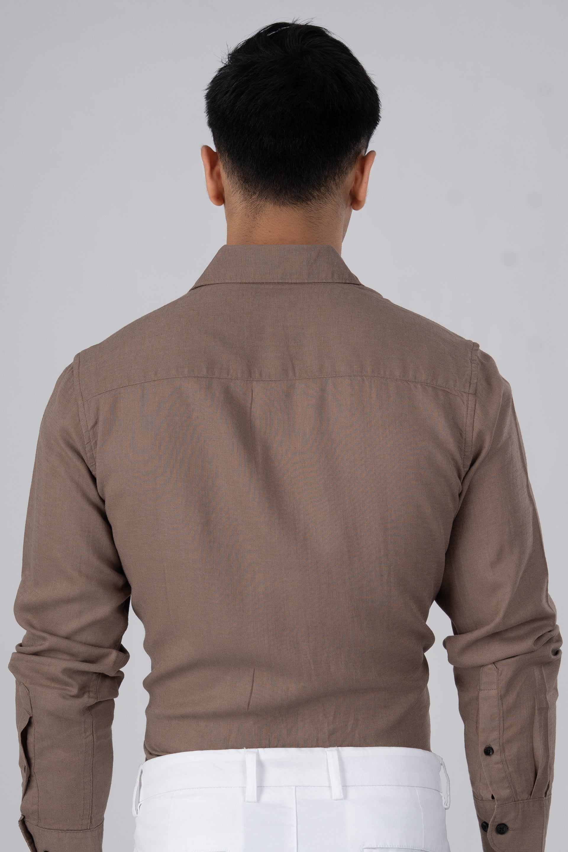 Premium Lyocell Linen Shirt In Fur
