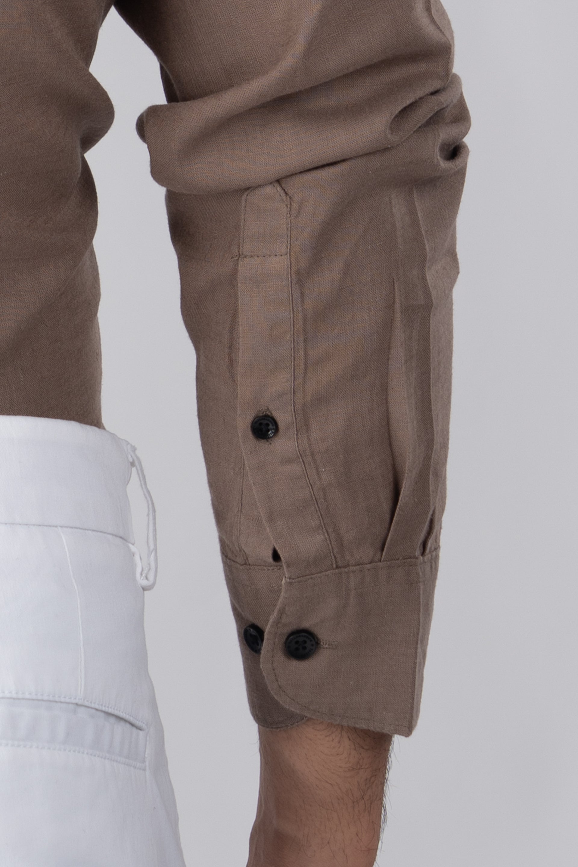 Premium Lyocell Linen Shirt In Fur