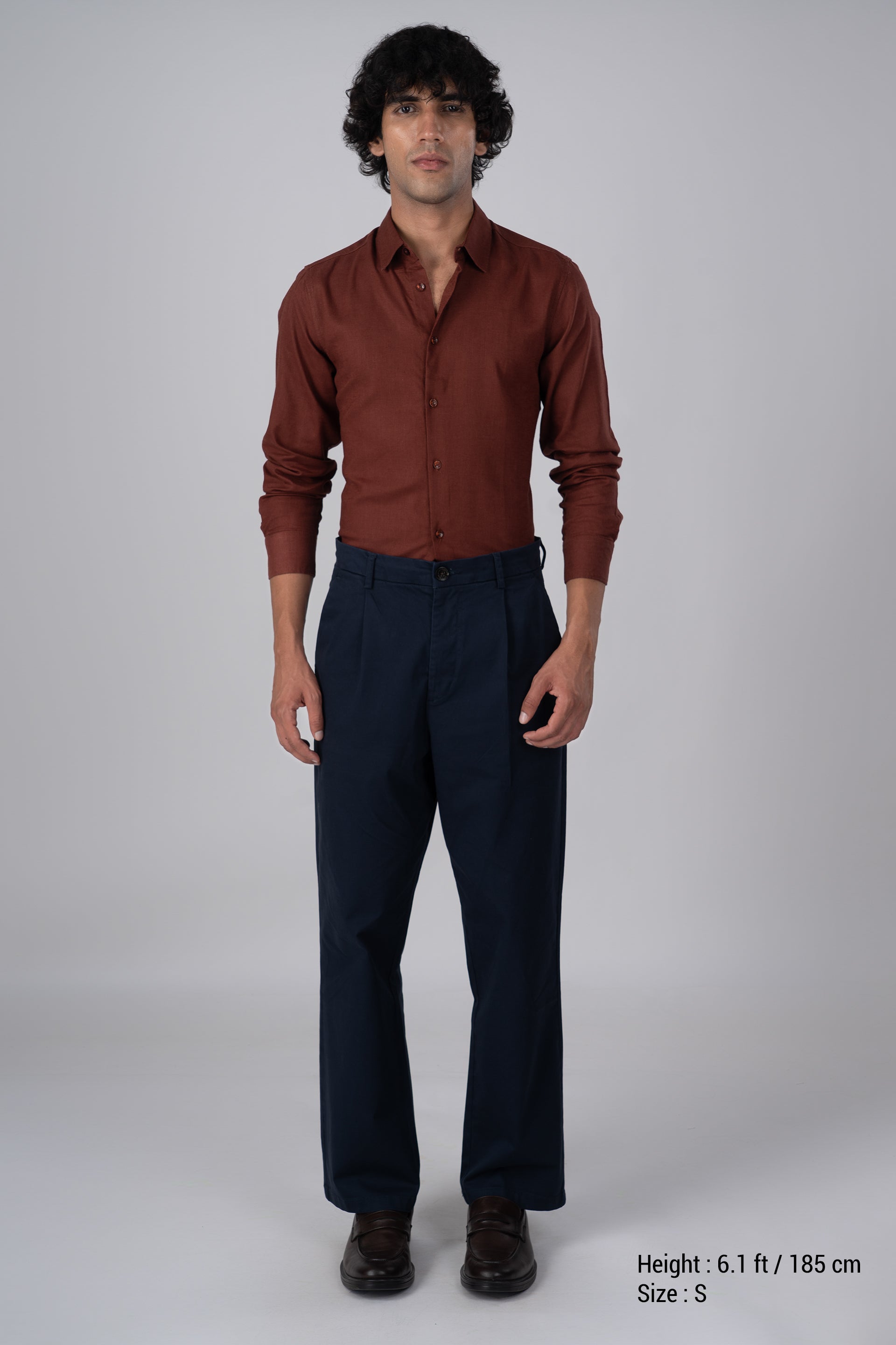 Premium Lyocell Linen Shirt In Clay