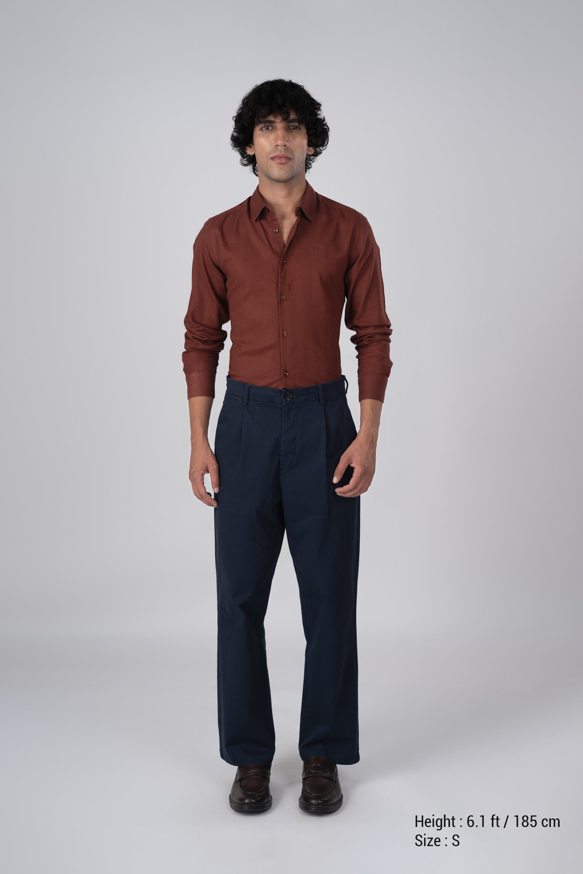 Premium Lyocell Linen Shirt In Clay