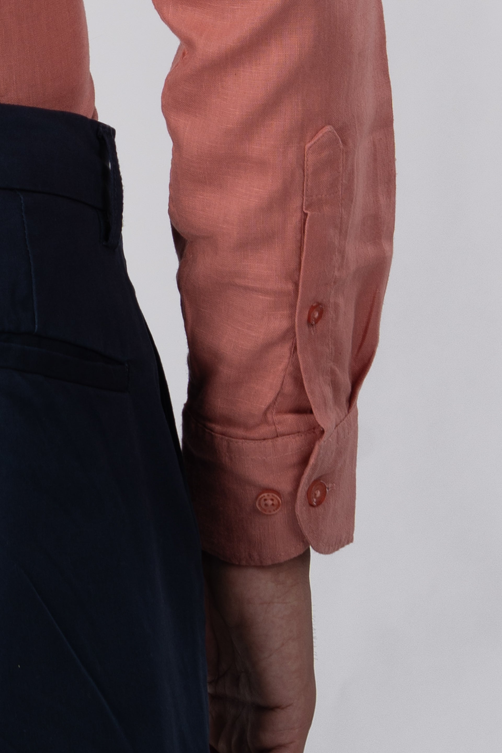 Premium Lyocell Linen Shirt In Pastel