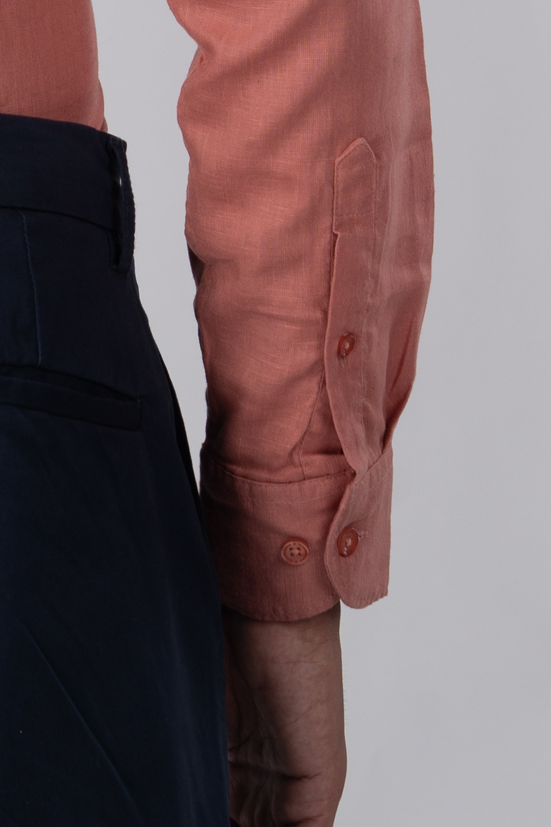 Premium Lyocell Linen Shirt In Pastel