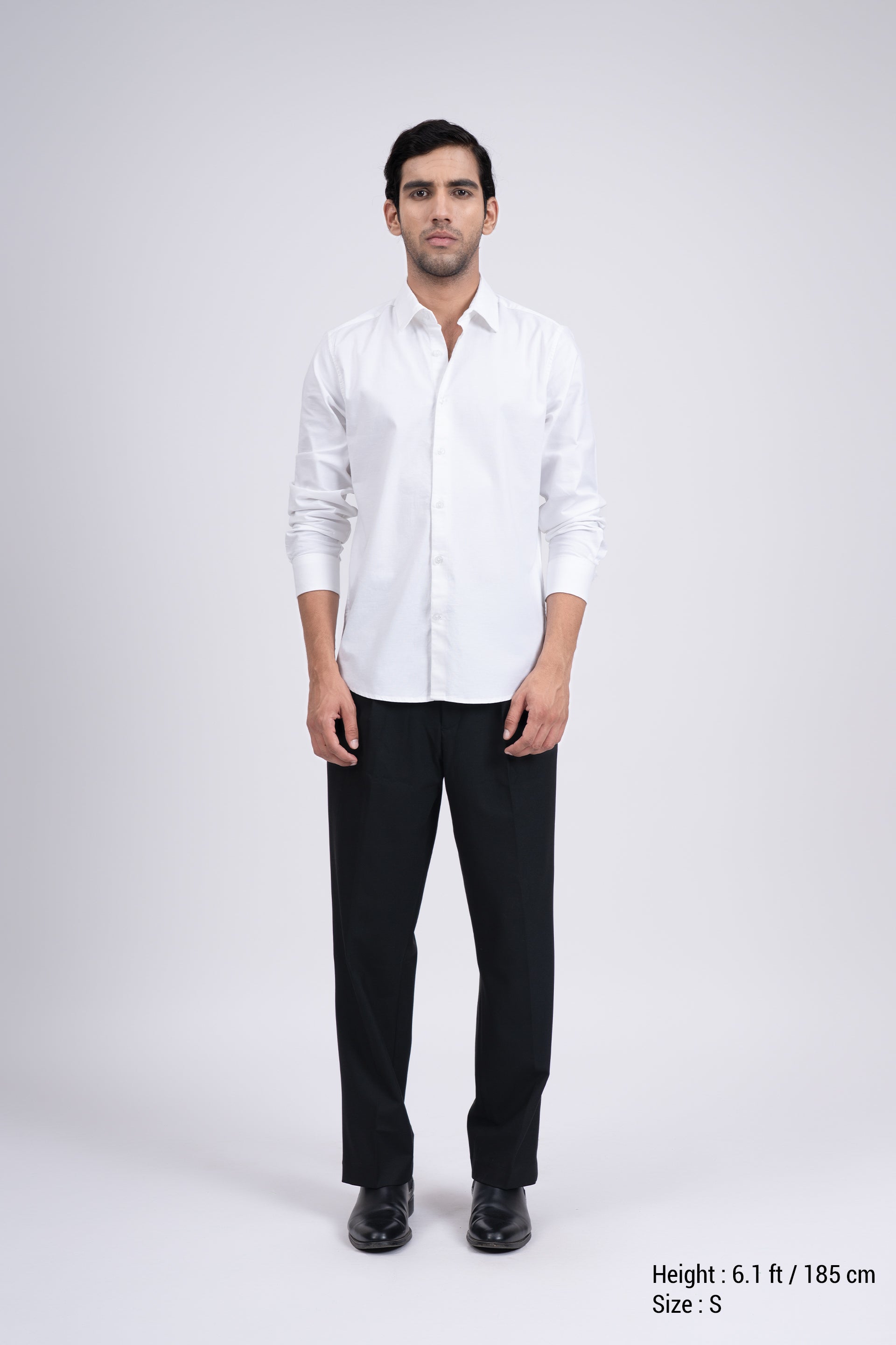 Premium Oxford Cotton Shirt In White
