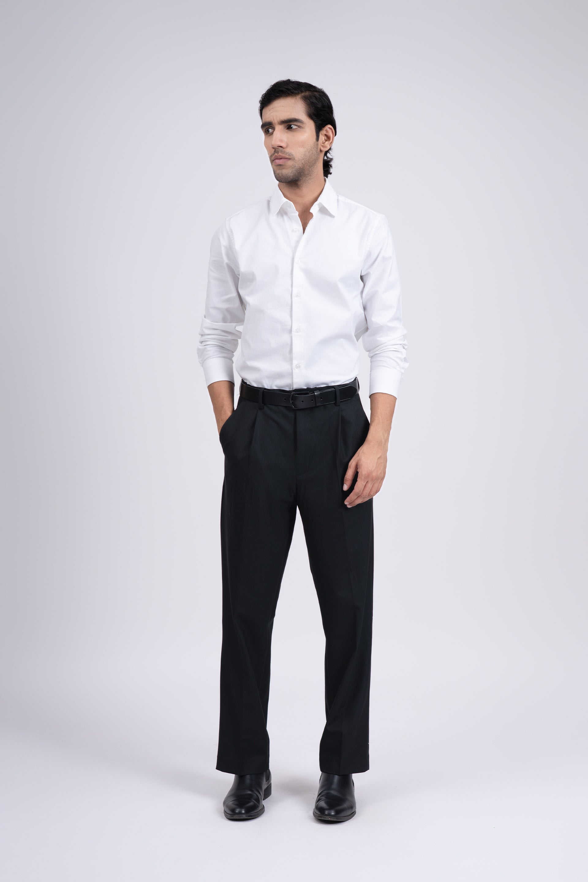 Premium Oxford Cotton Shirt In White