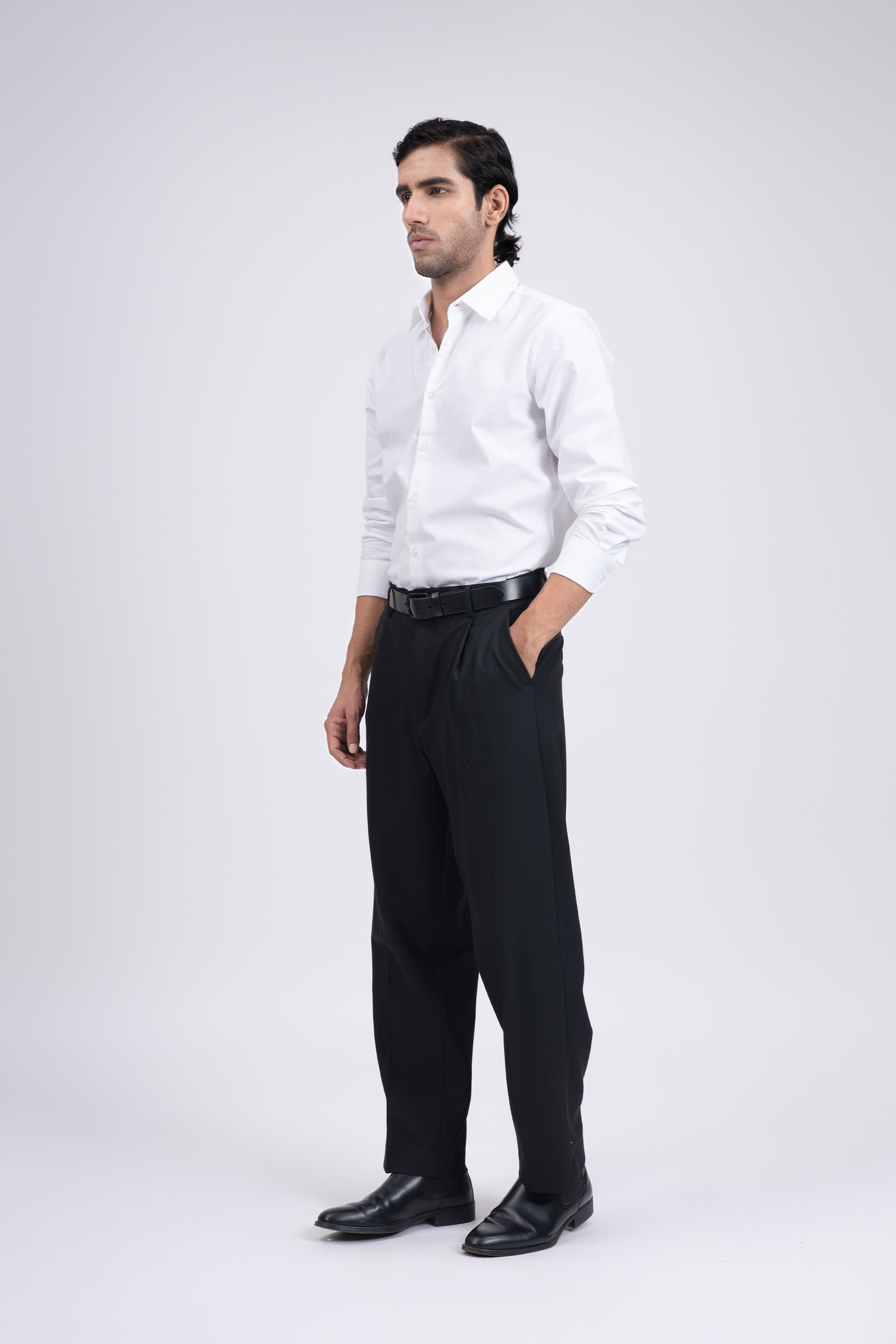 Premium Oxford Cotton Shirt In White