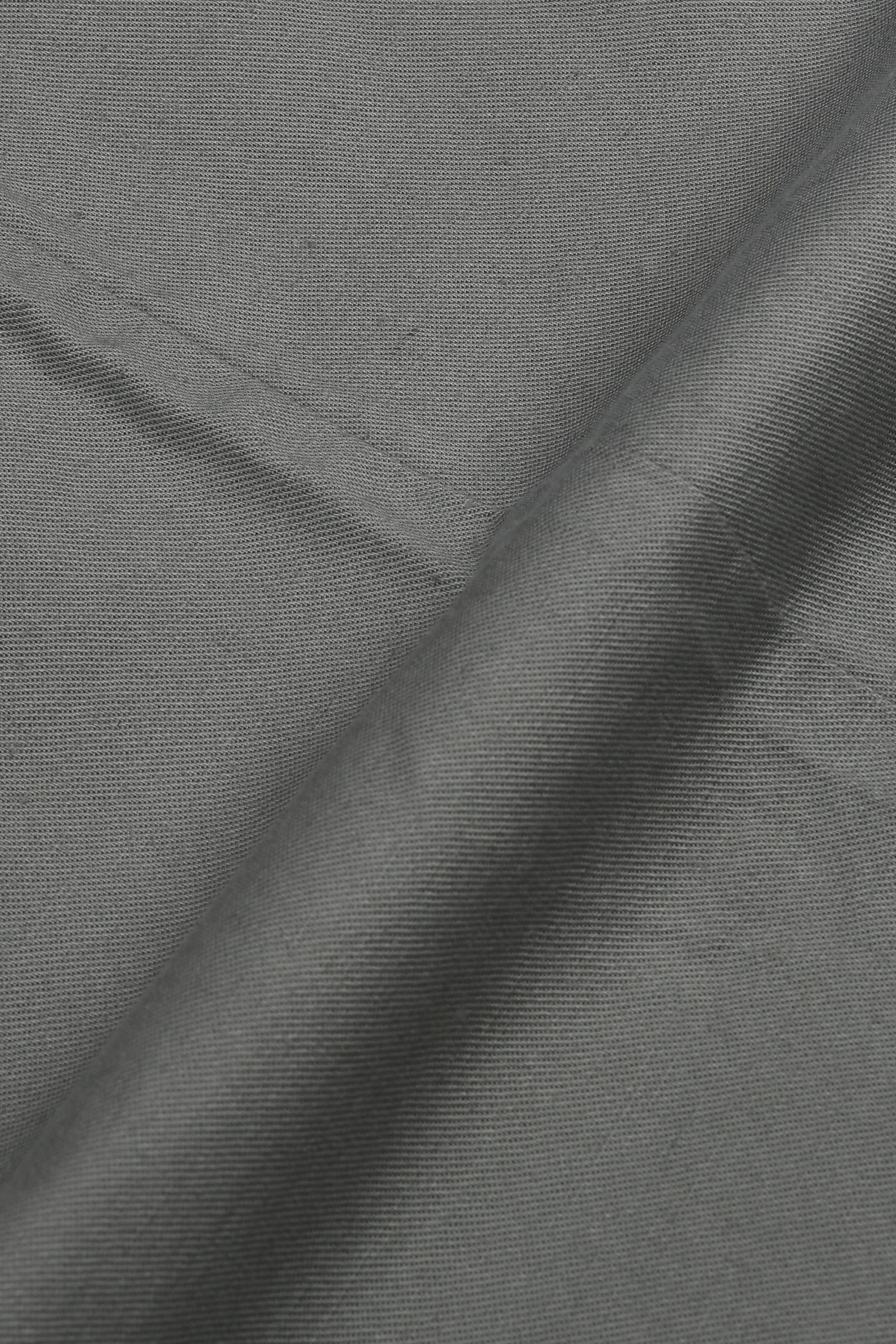 LINEN FUSED TAILORED PANTS IN GREEN