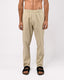 Linen Fused Tailored Pant In Beige