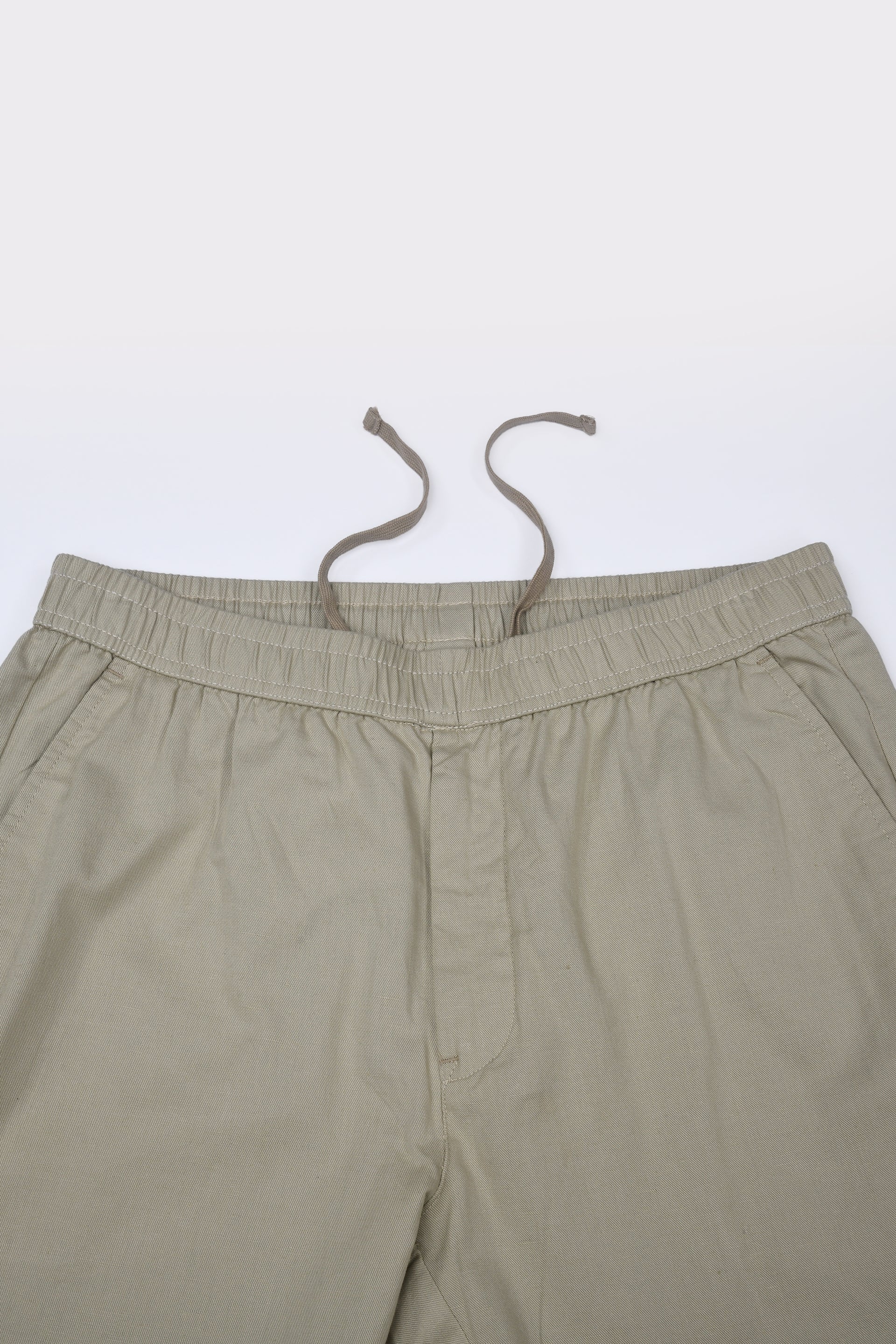 LINEN FUSED TAILORED PANTS IN BEIGE