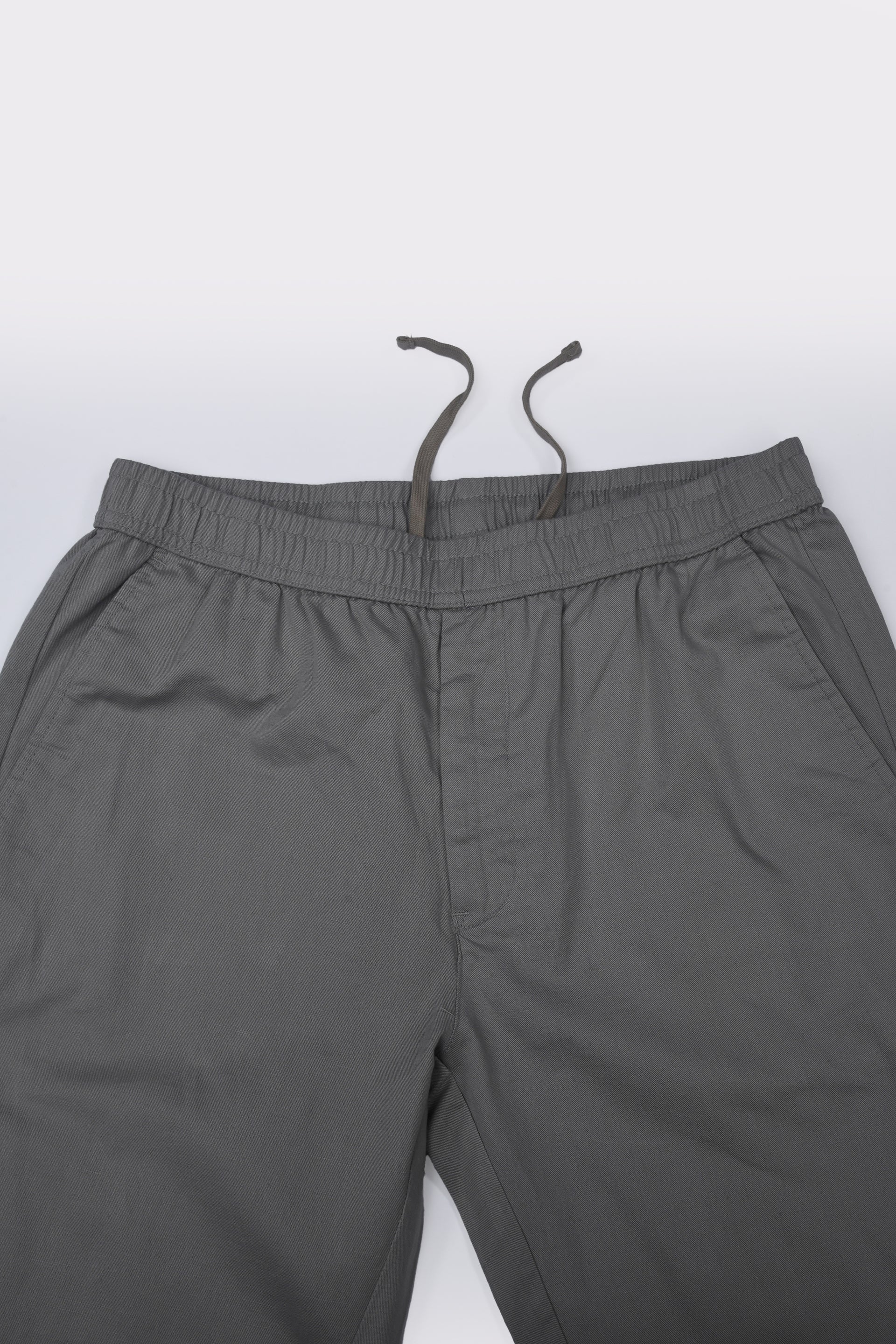 LINEN FUSED TAILORED PANTS IN GREY
