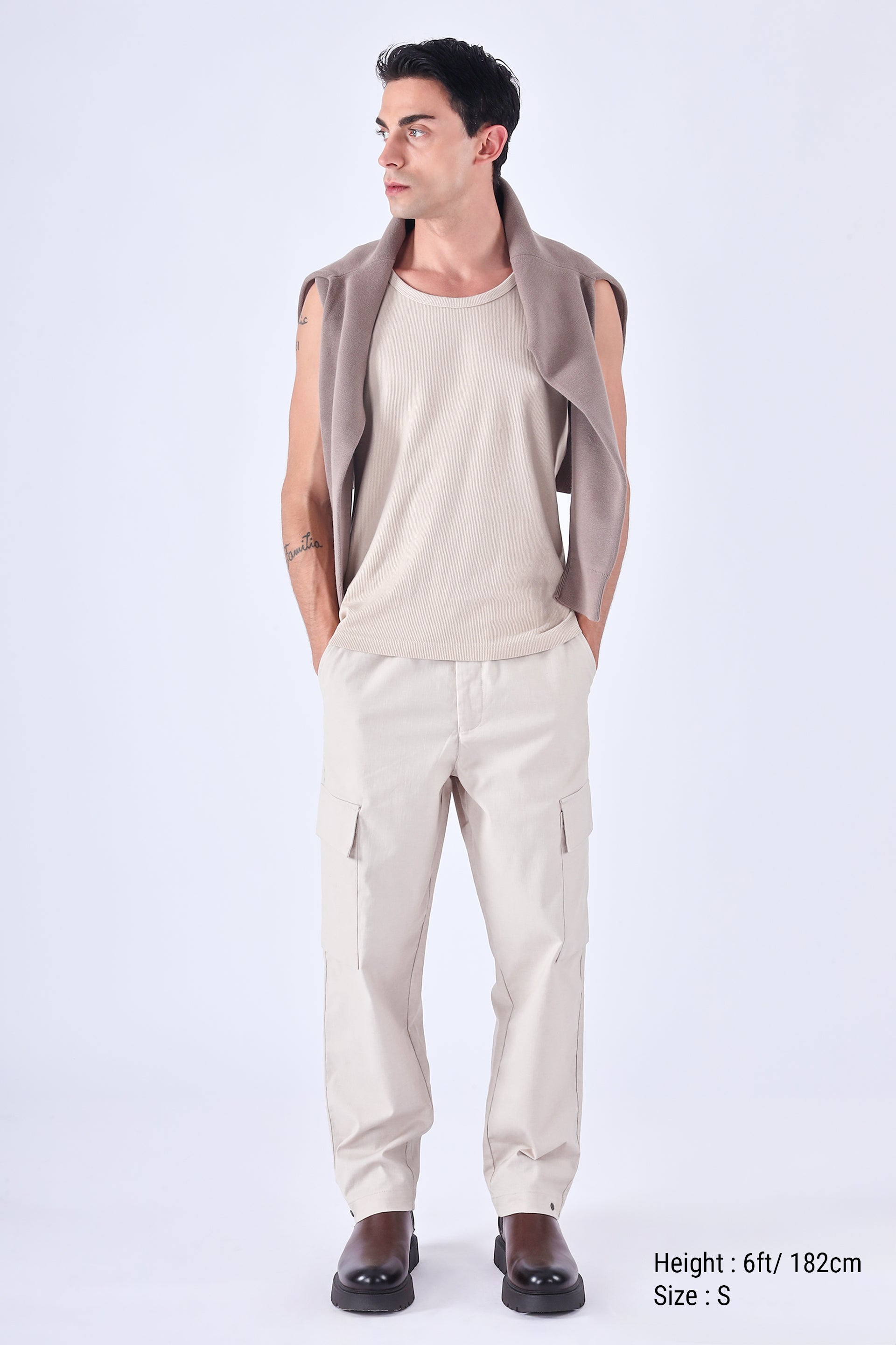 Air Relaxed Cargo Pant In Cream
