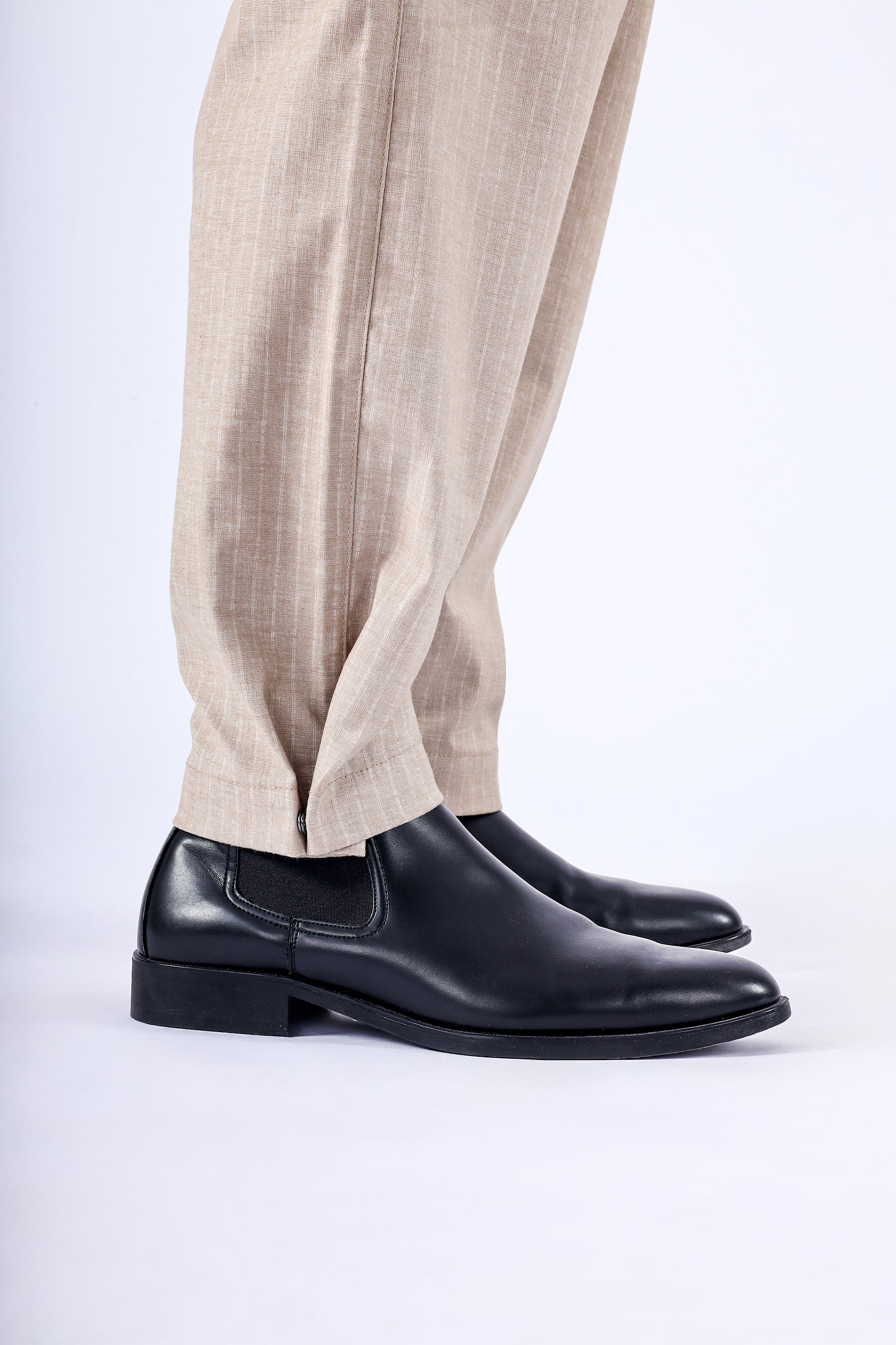Air Striped Relaxed Cargo Pants In Beige