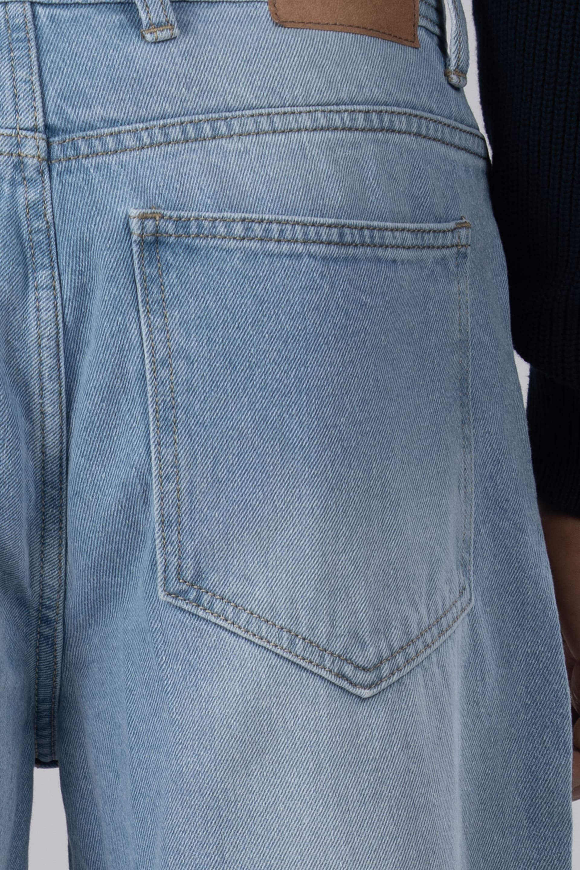 Classic Edge Relaxed Denim In Light Blue