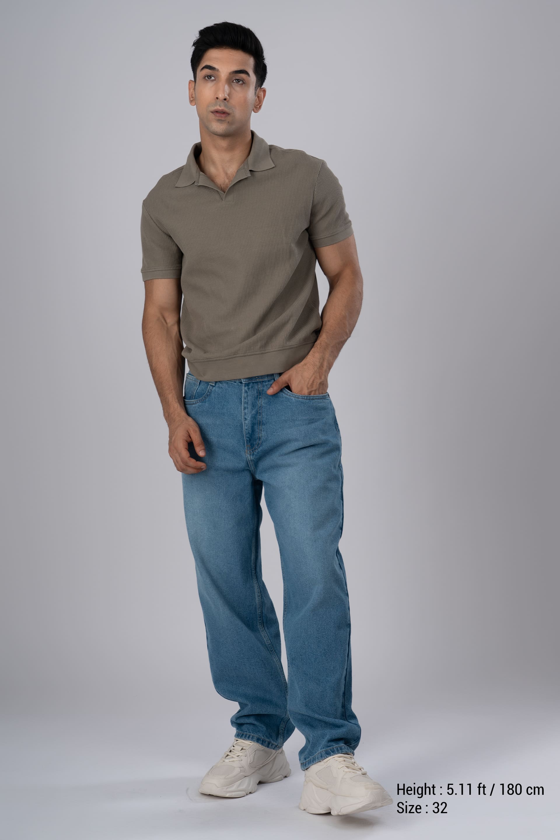 Classic Edge Relaxed Denim In Blue