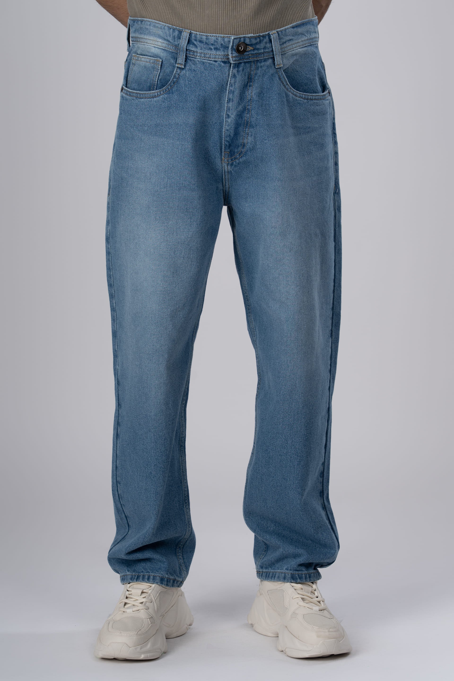 Classic Edge Relaxed Denim In Blue