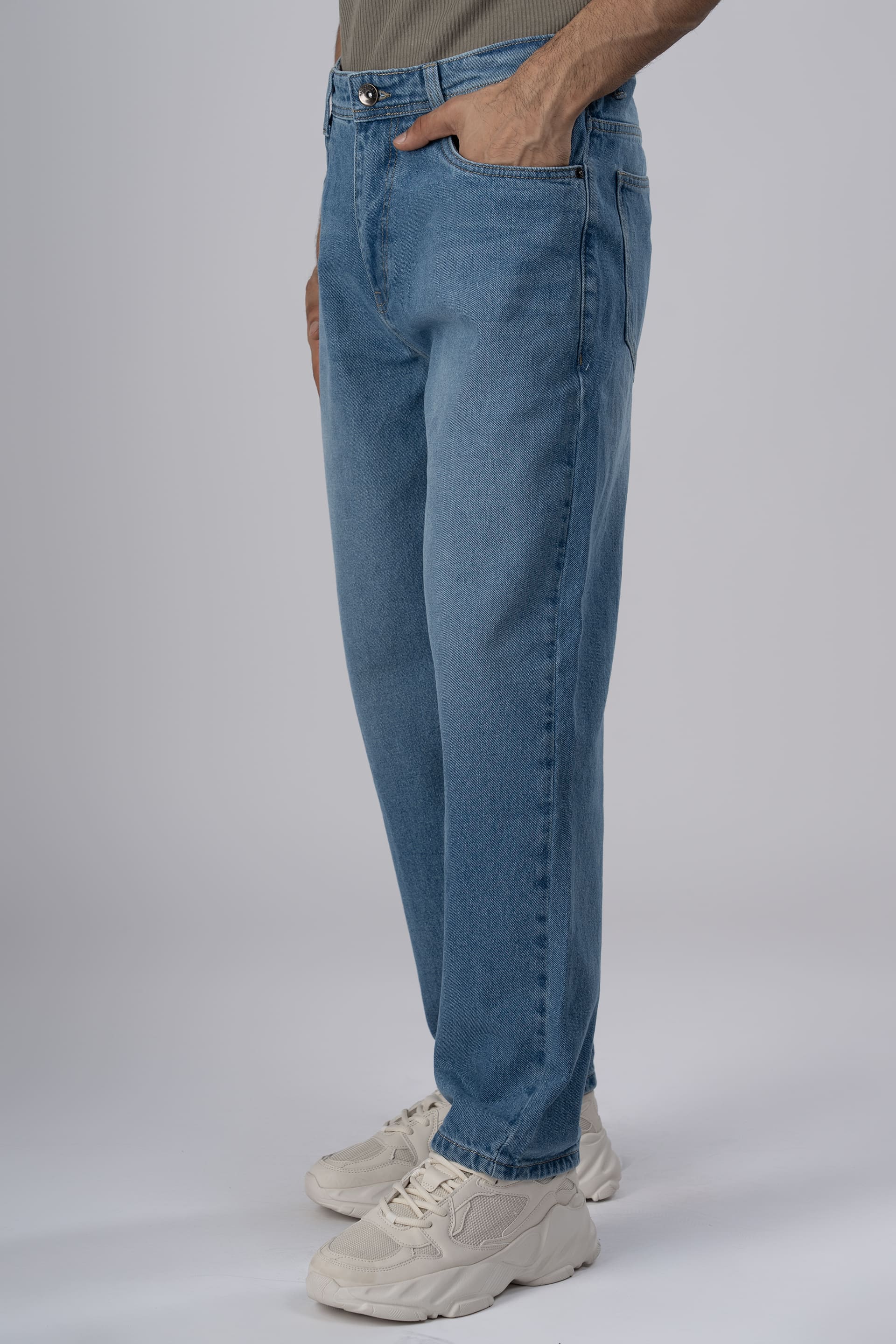 Classic Edge Relaxed Denim In Blue