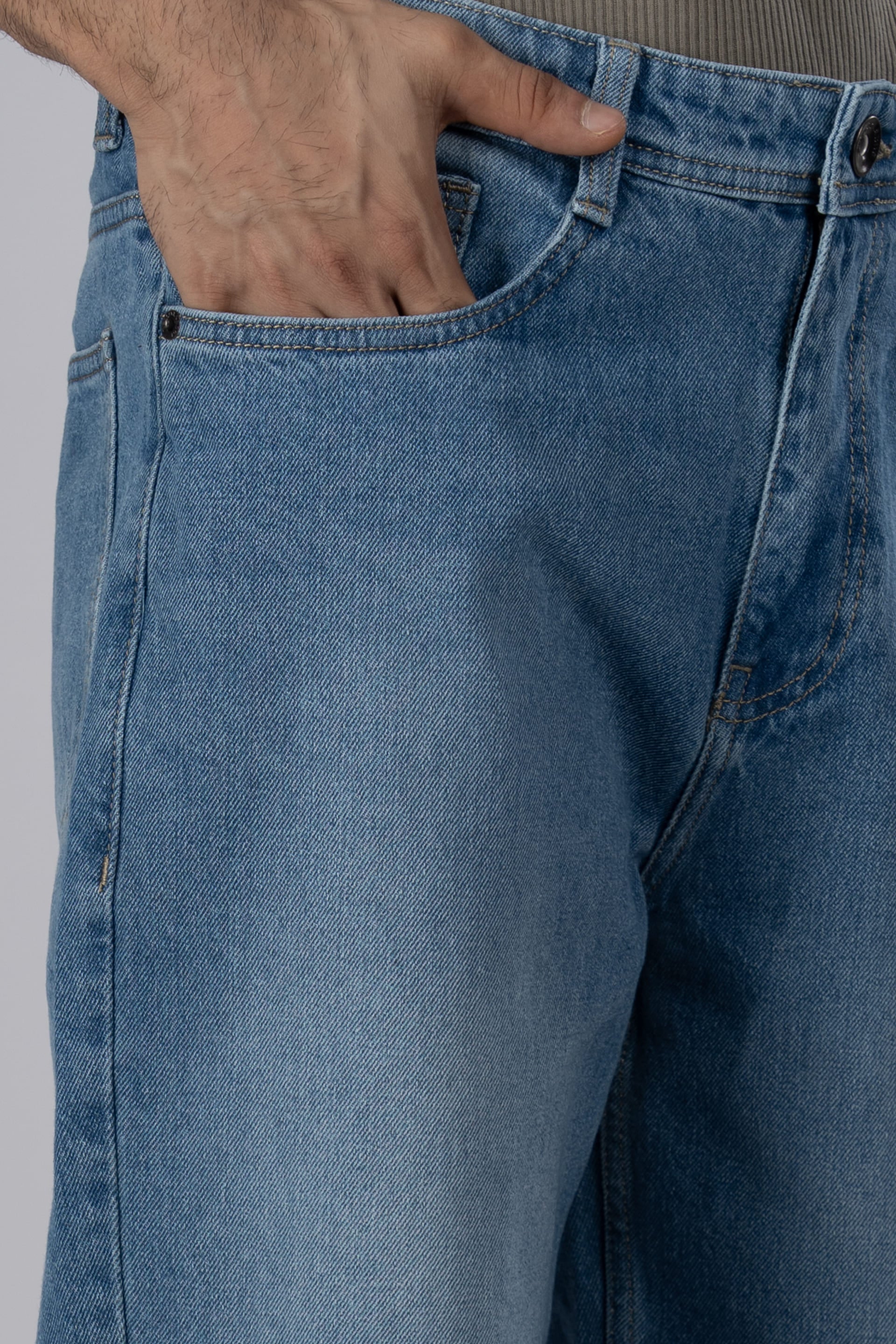 Classic Edge Relaxed Denim In Blue