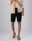 Premium Easy Iron Shorts In Black