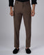 Easy Iron Tailored Office Trousers In Cocoa
