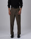 Classic Easy Iron Relaxed Trousers In Fur Brown