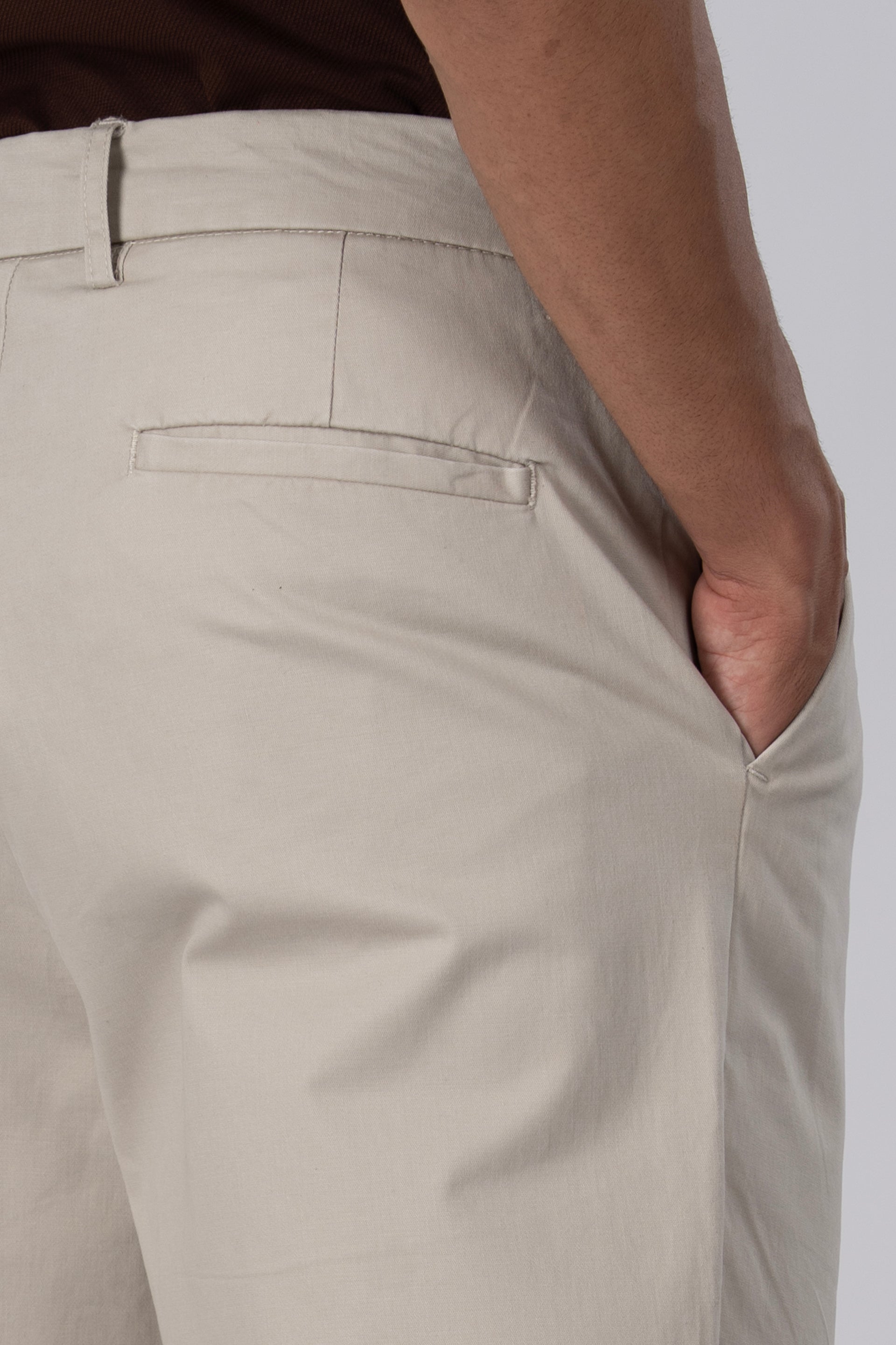 Premium Signature Relaxed Chinos In Beige