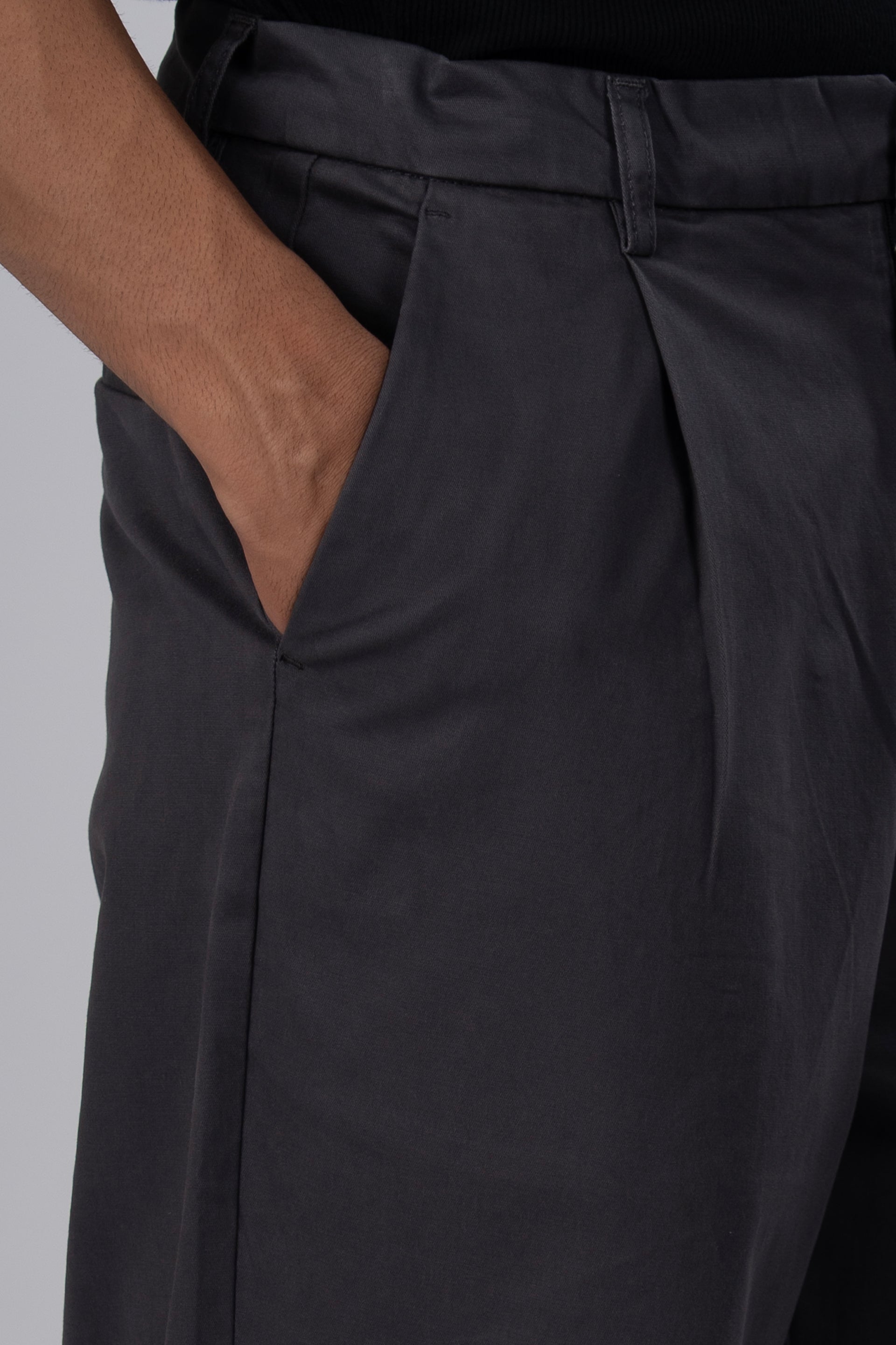 Premium Signature Relaxed Chinos In Grey