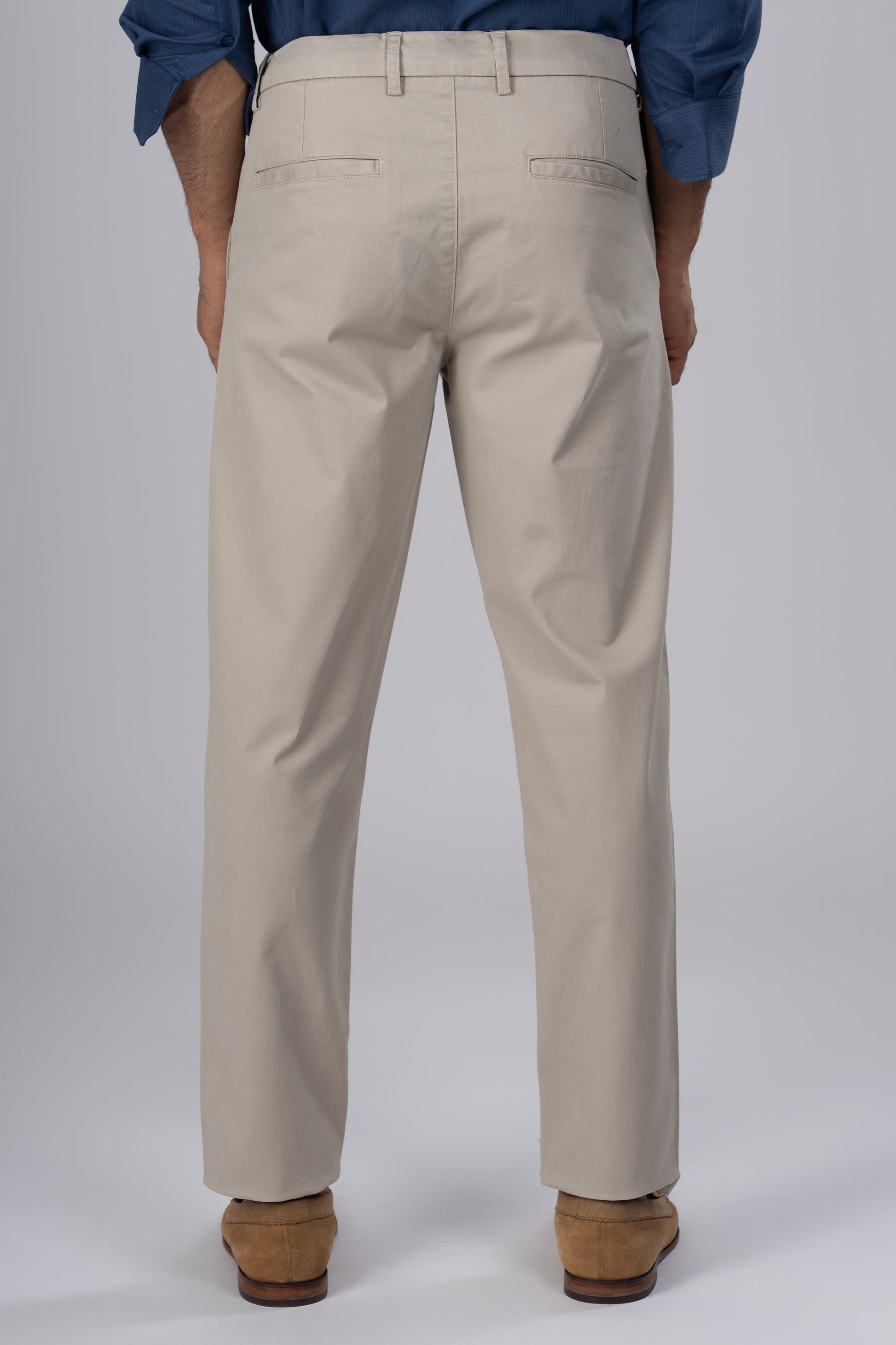 Premium Signature Tailored Chinos In Beige