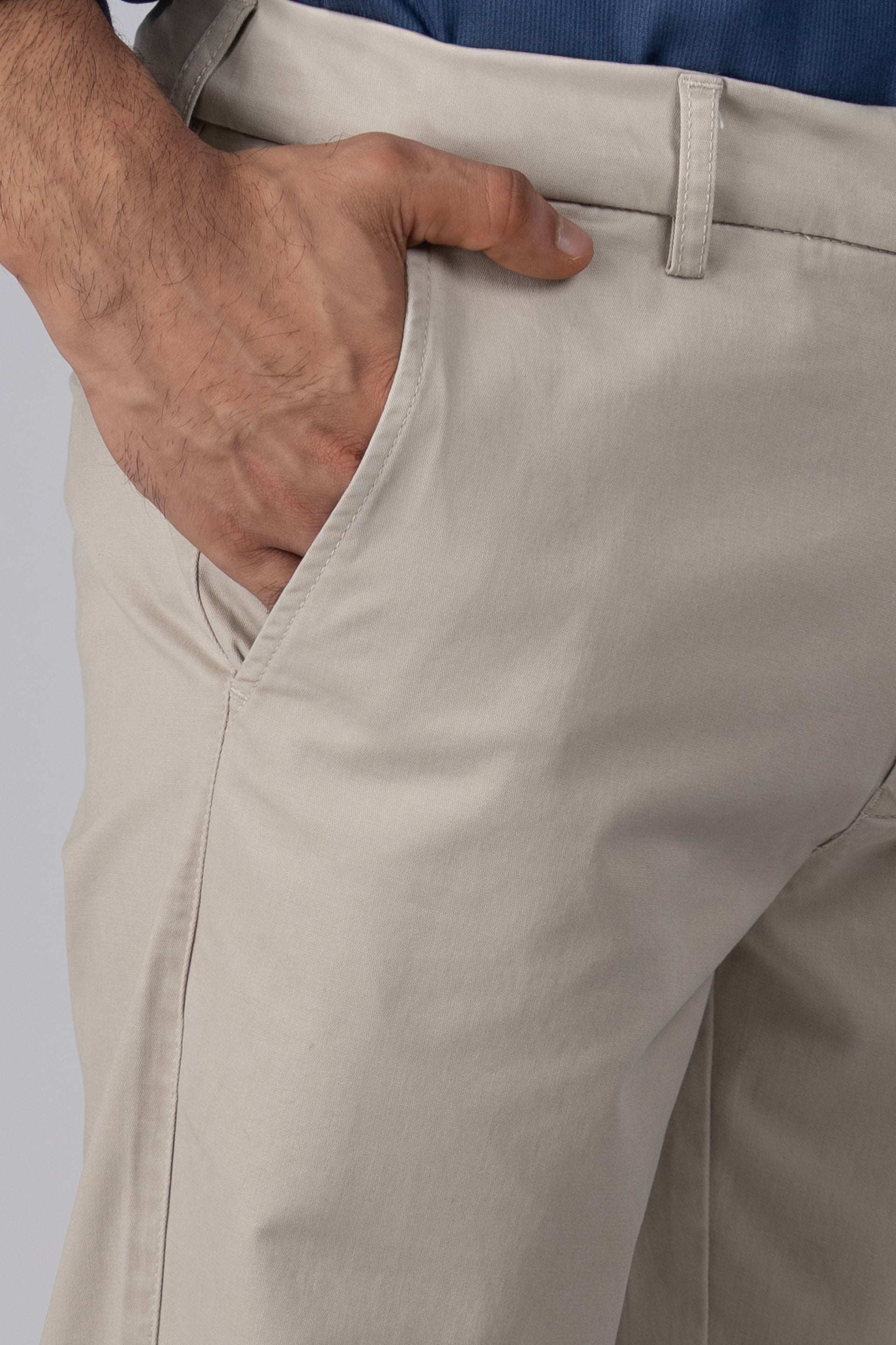Premium Signature Tailored Chinos In Beige