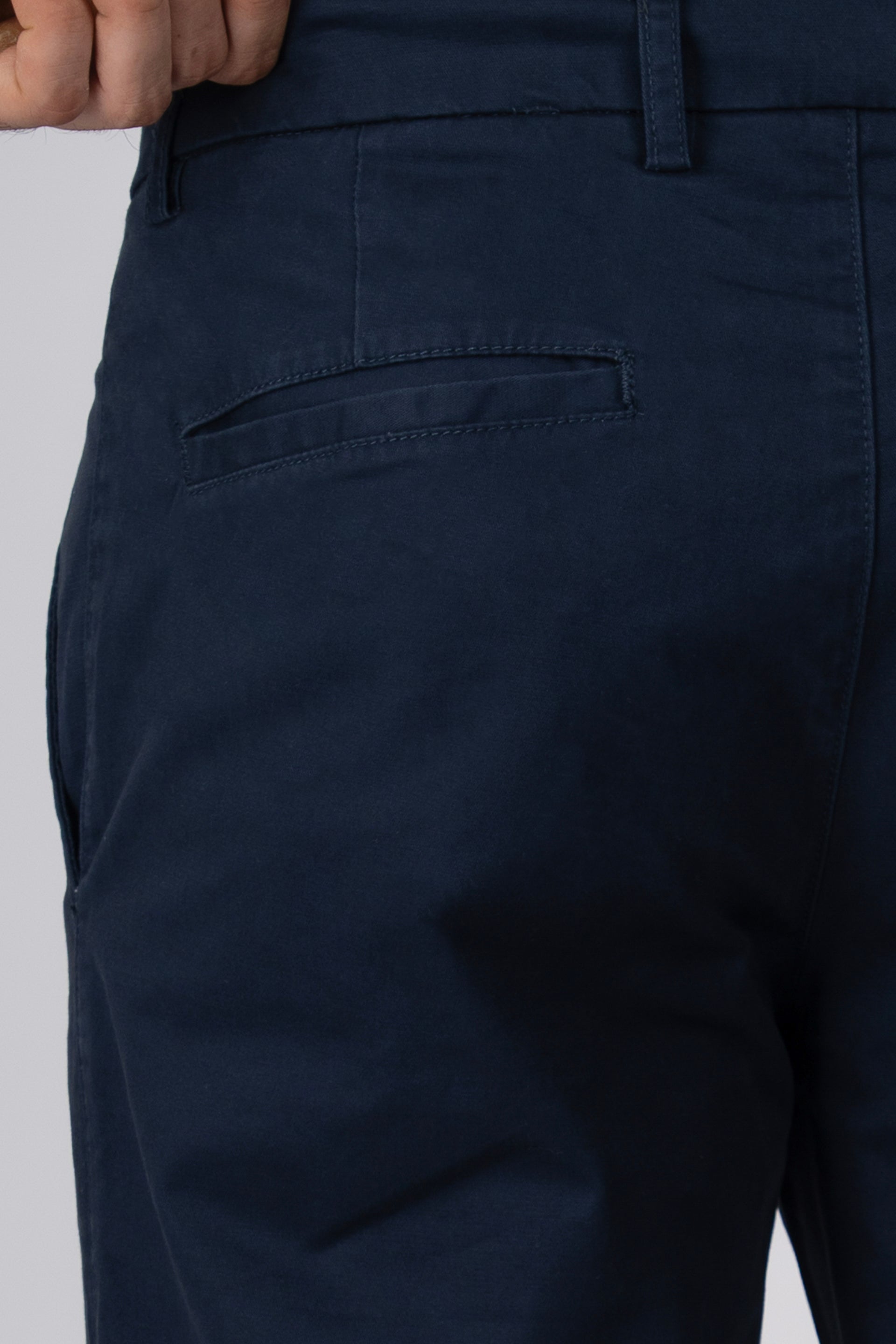 Premium Signature Tailored Chinos In Navy