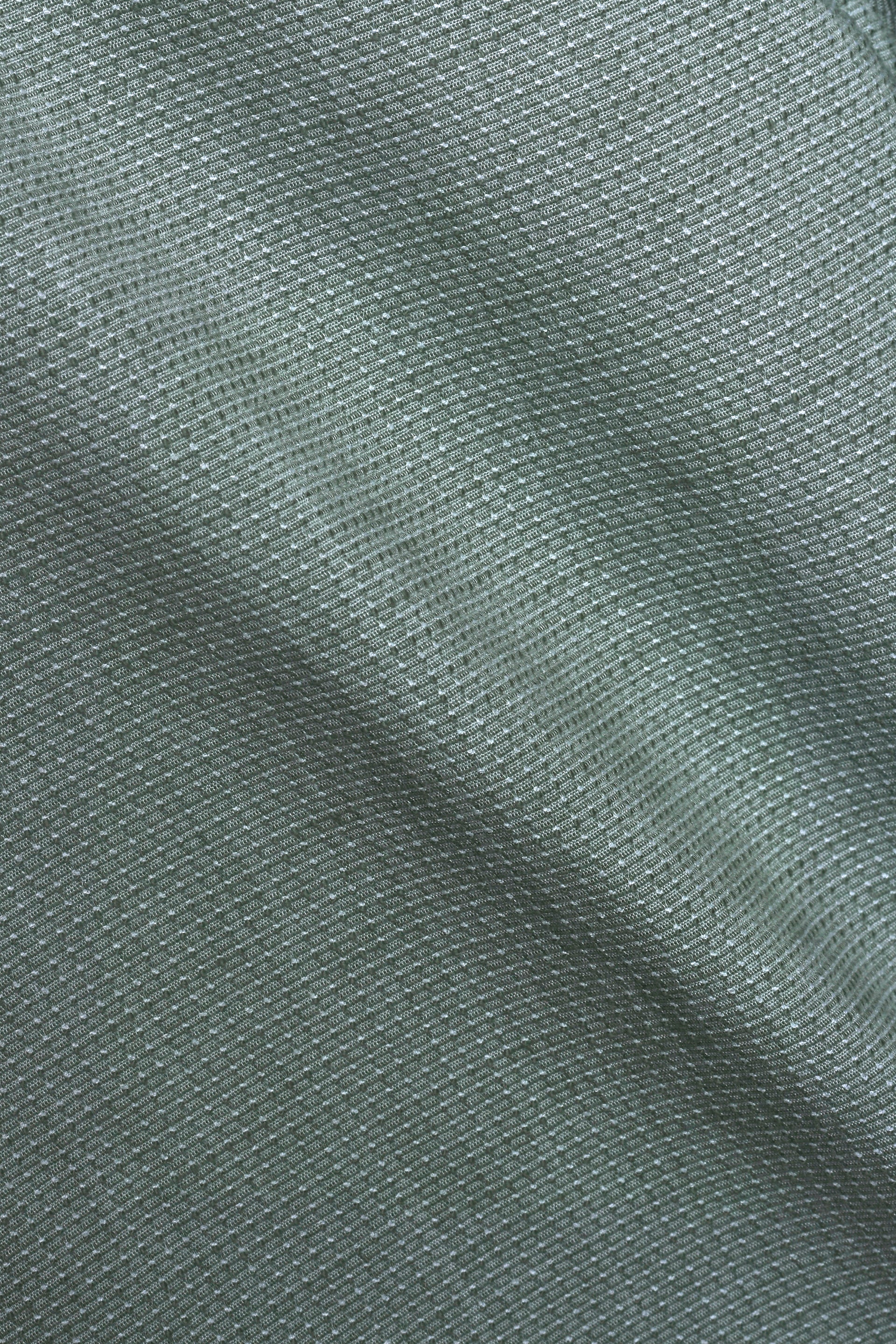 STRUCTURED MODAL MANDARIN SHIRT IN GREEN