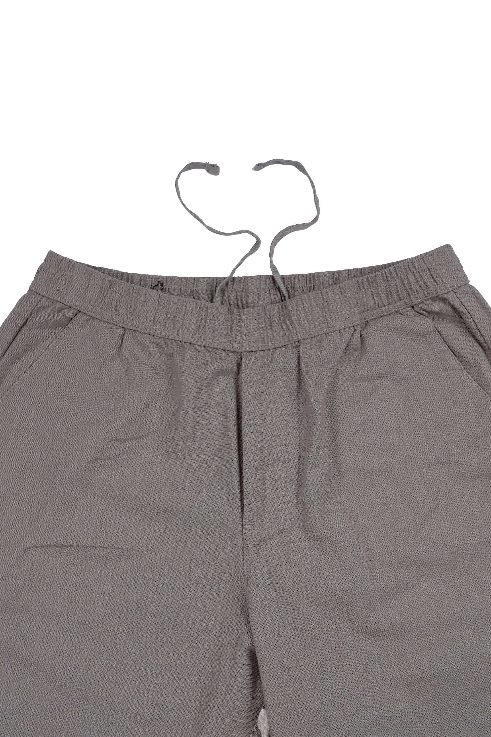 RAW SLUB RELAXED FLEXIWAIST PANTS IN BEIGE