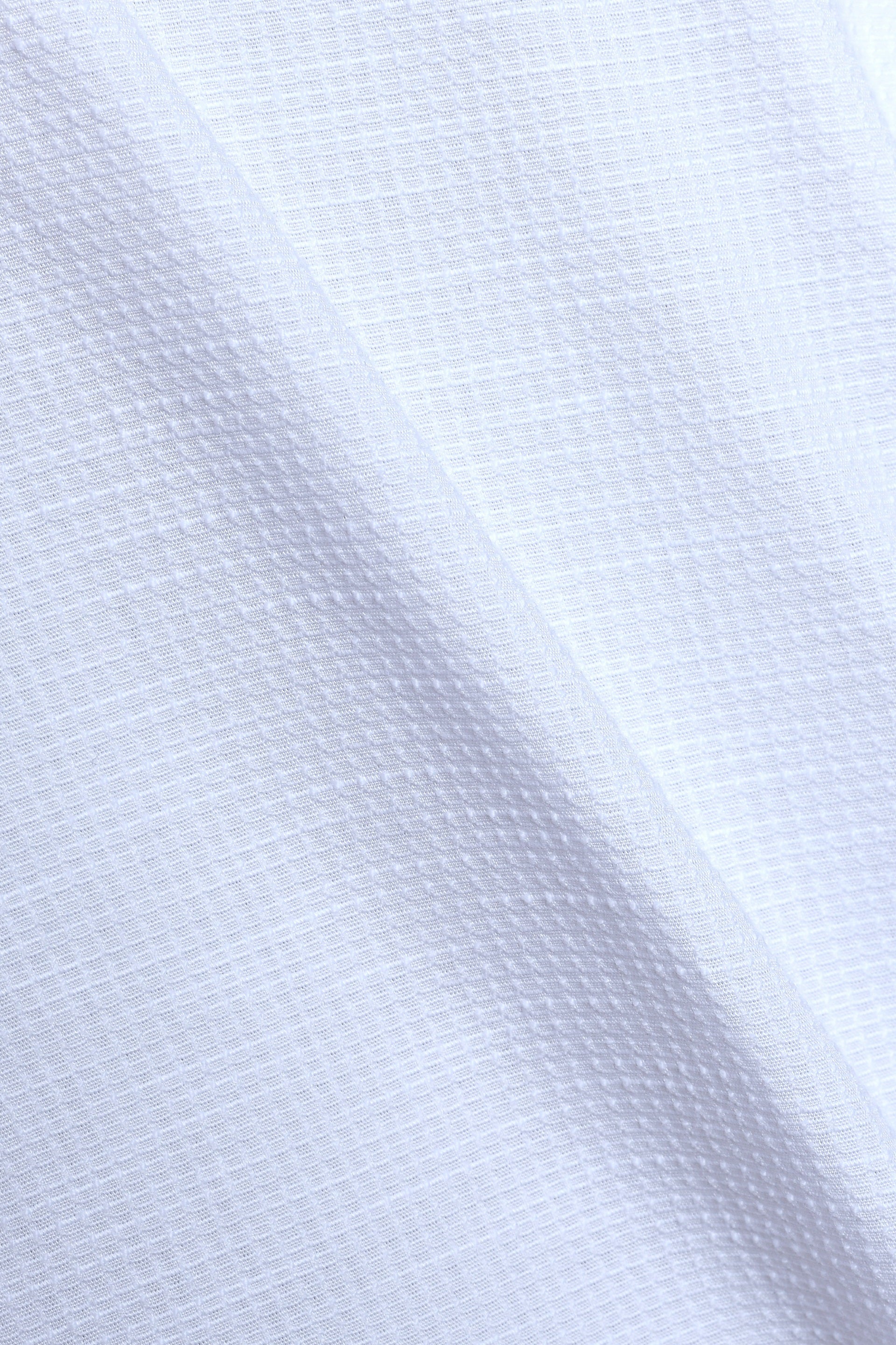 STRUCTURED MODAL MANDARIN SHIRT IN WHITE