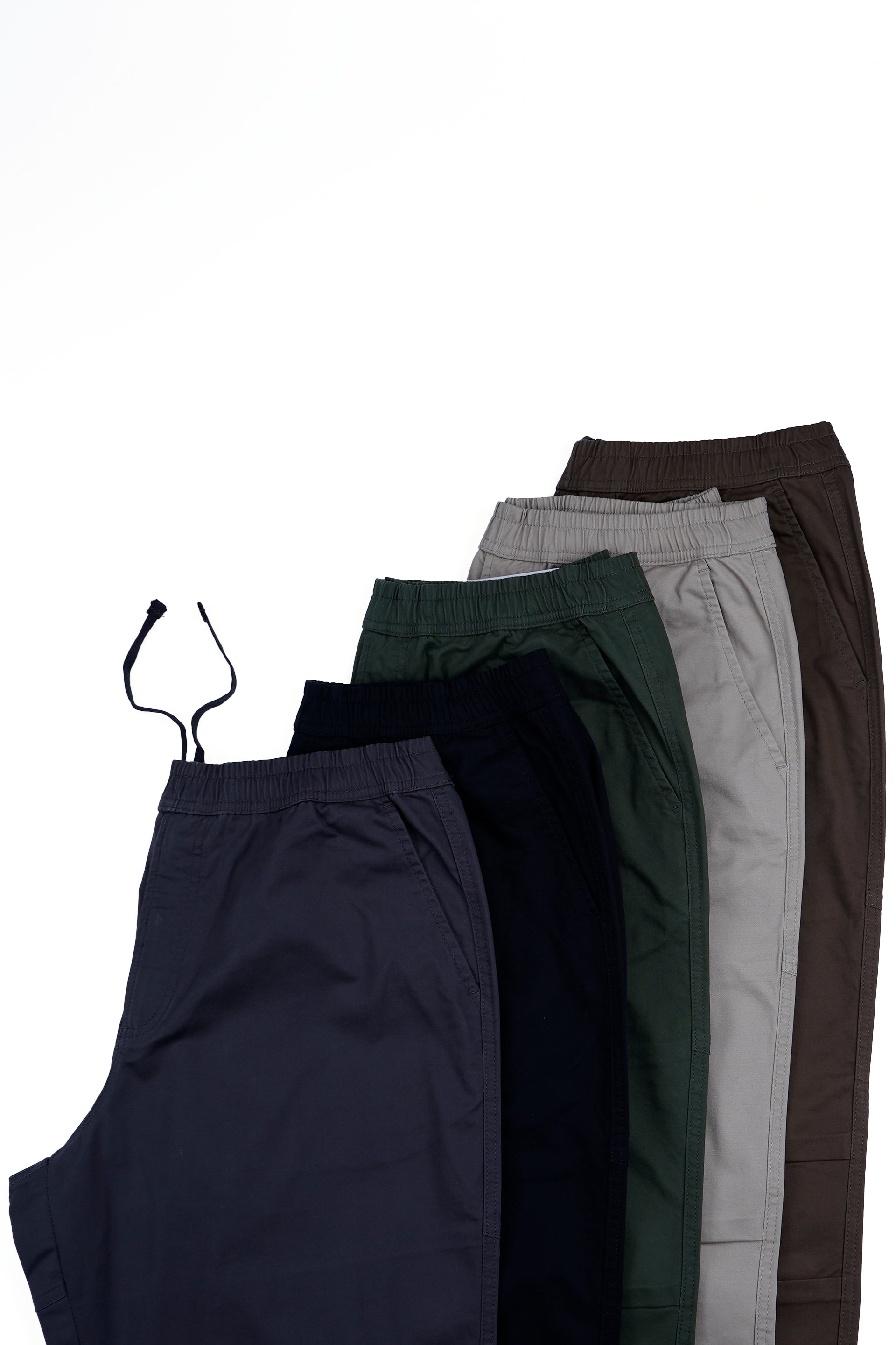 Soft Cotton Relaxed Flexiwaist Pant In Beige