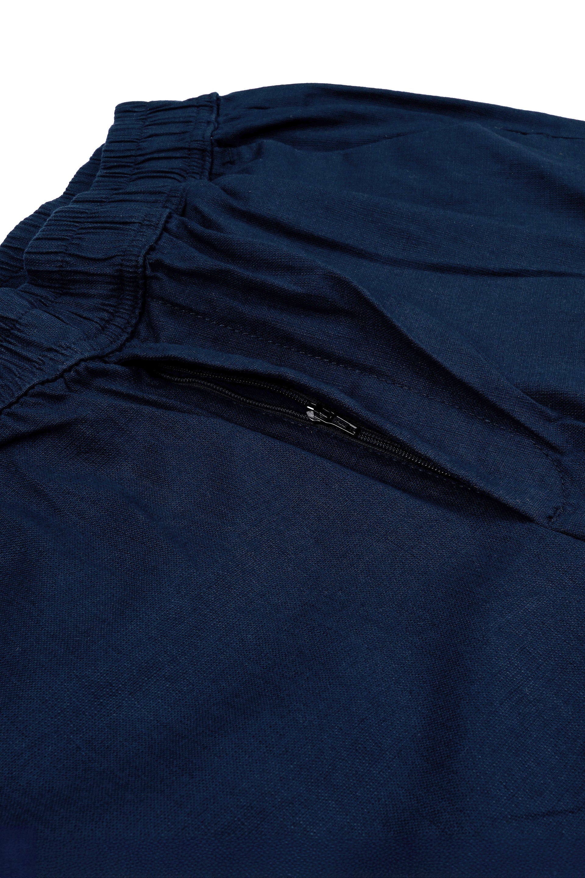 TEXTURED RELAXED FLEXIWAIST CARGO IN BLUE