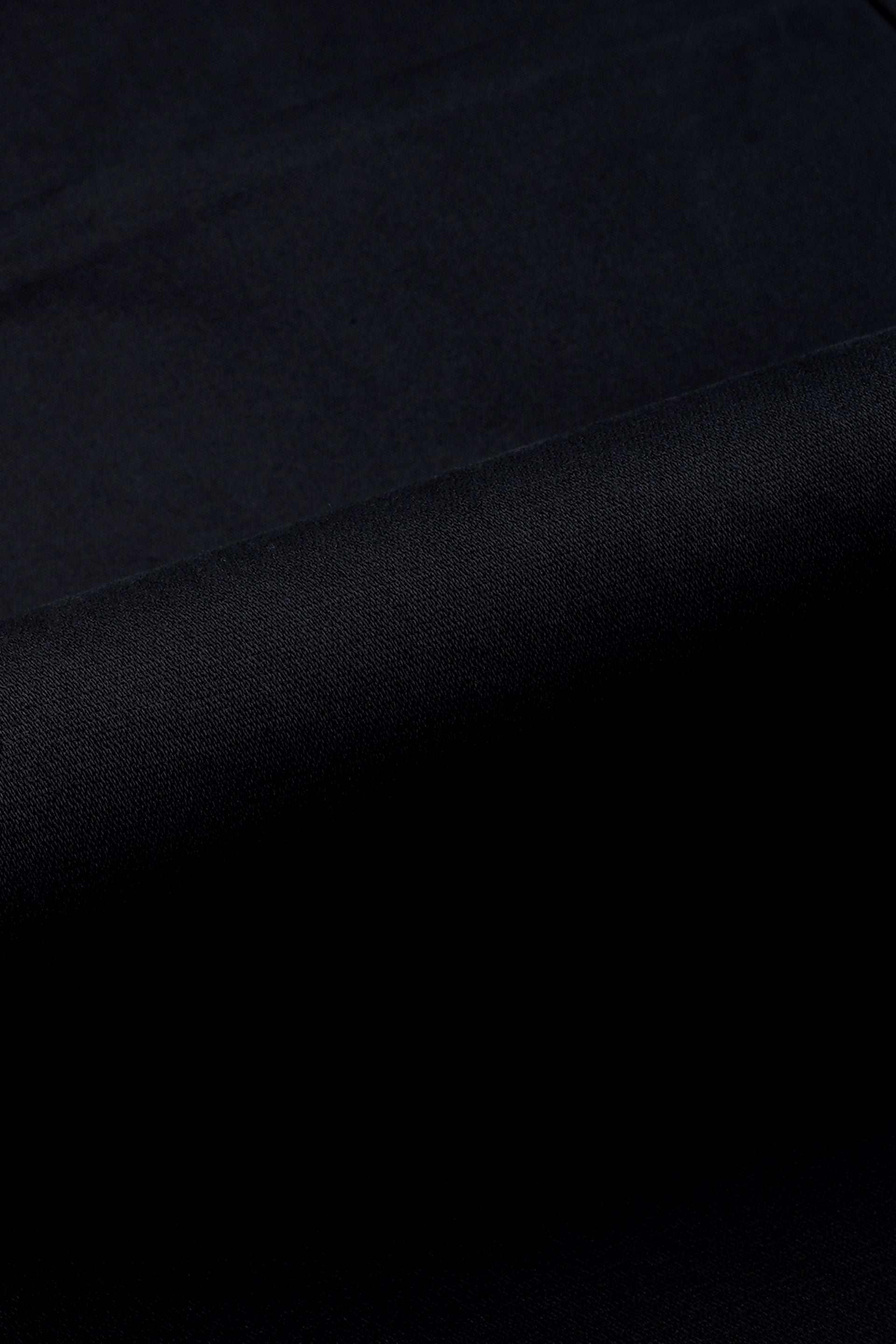 SOFT COTTON RELAXED FLEXIWAIST PANTS IN BLACK