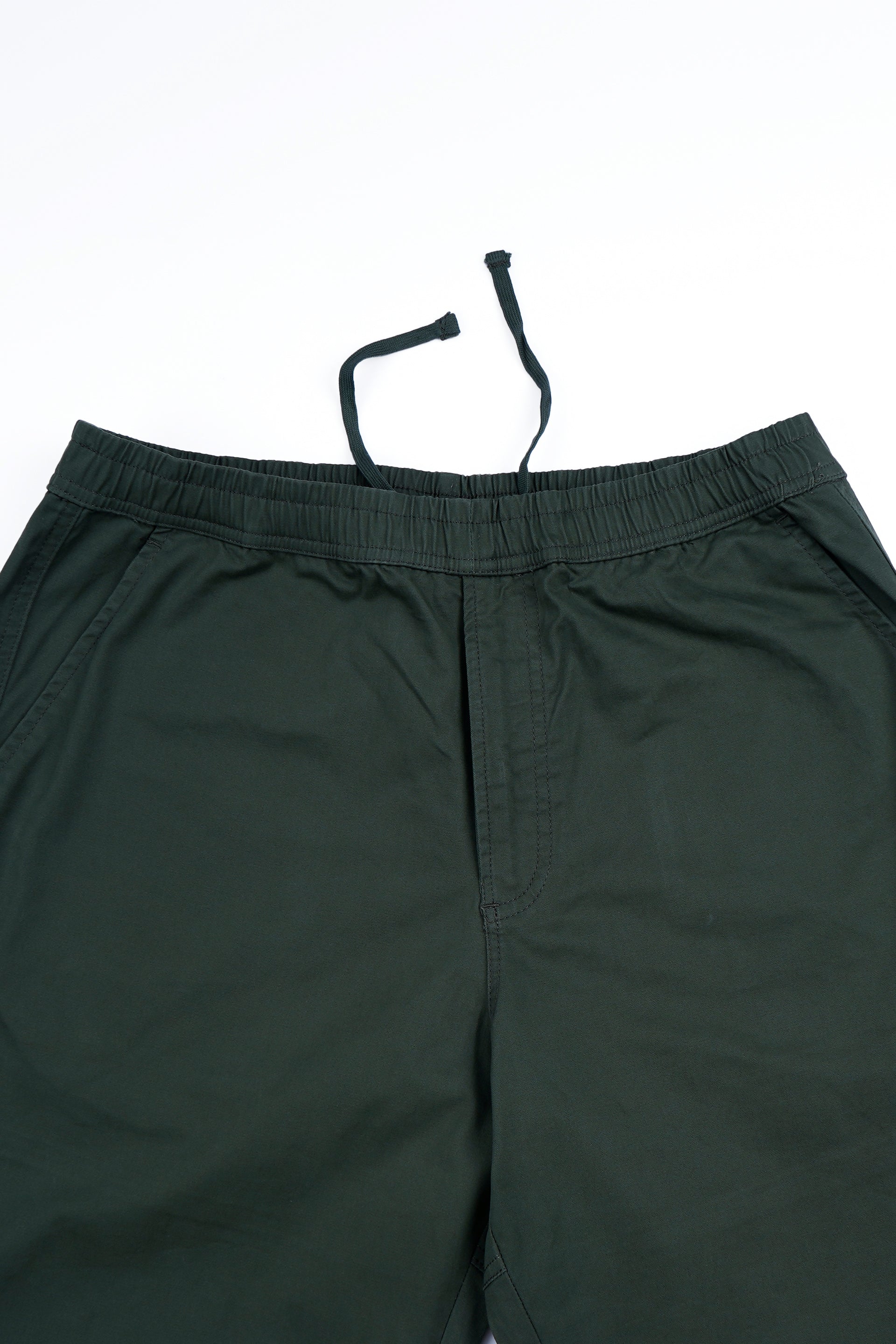SOFT COTTON RELAXED FLEXIWAIST PANTS IN GREEN