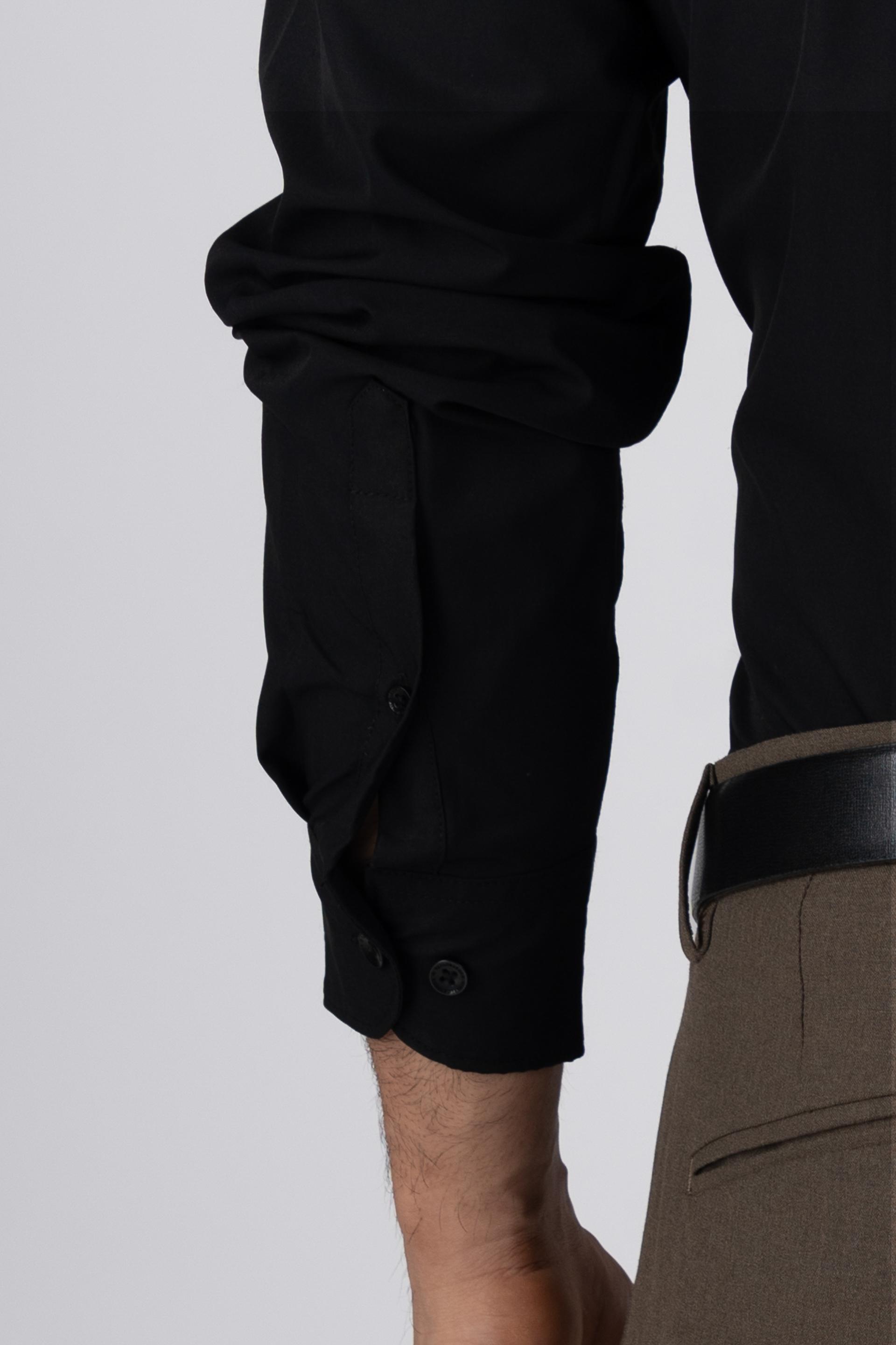 Featherlite Wrinkle Free Shirt In Black