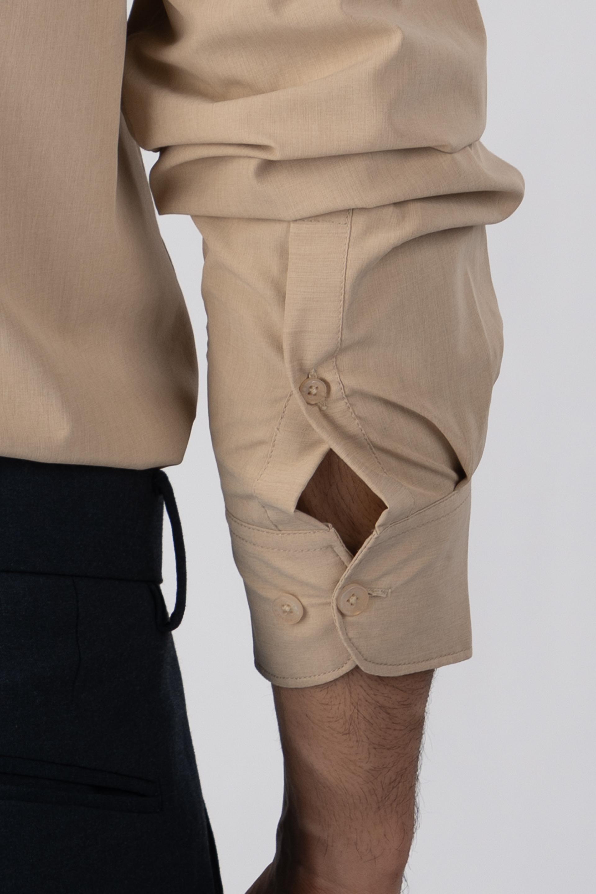 Featherlite Wrinkle Free Shirt In Cream