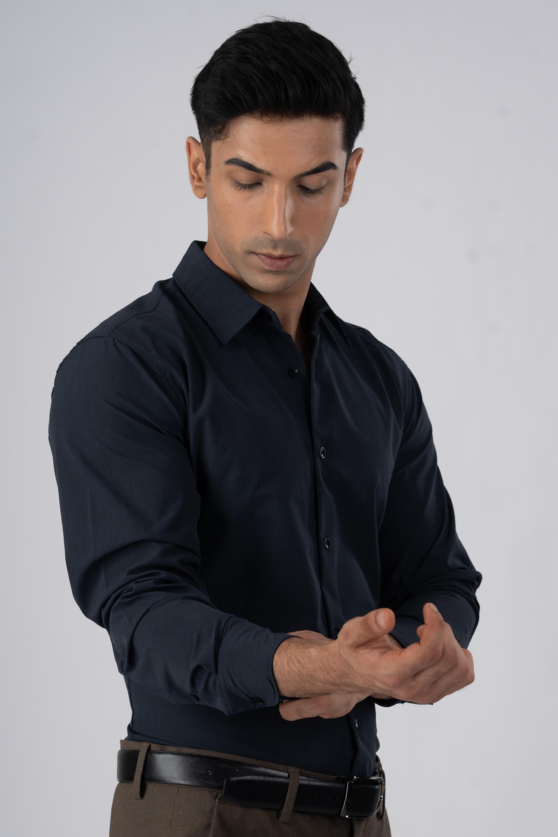 Featherlite Wrinkle Free Shirt In Grey