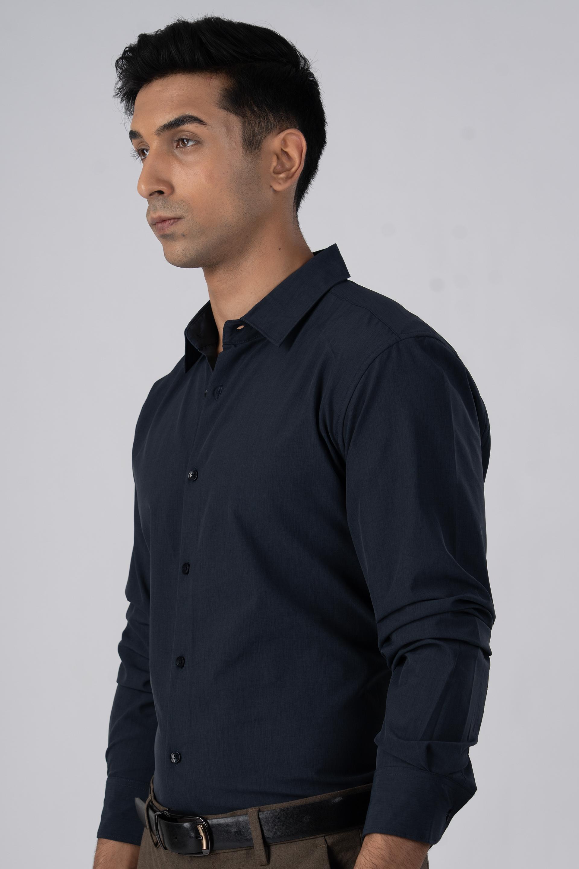 Featherlite Wrinkle Free Shirt In Grey