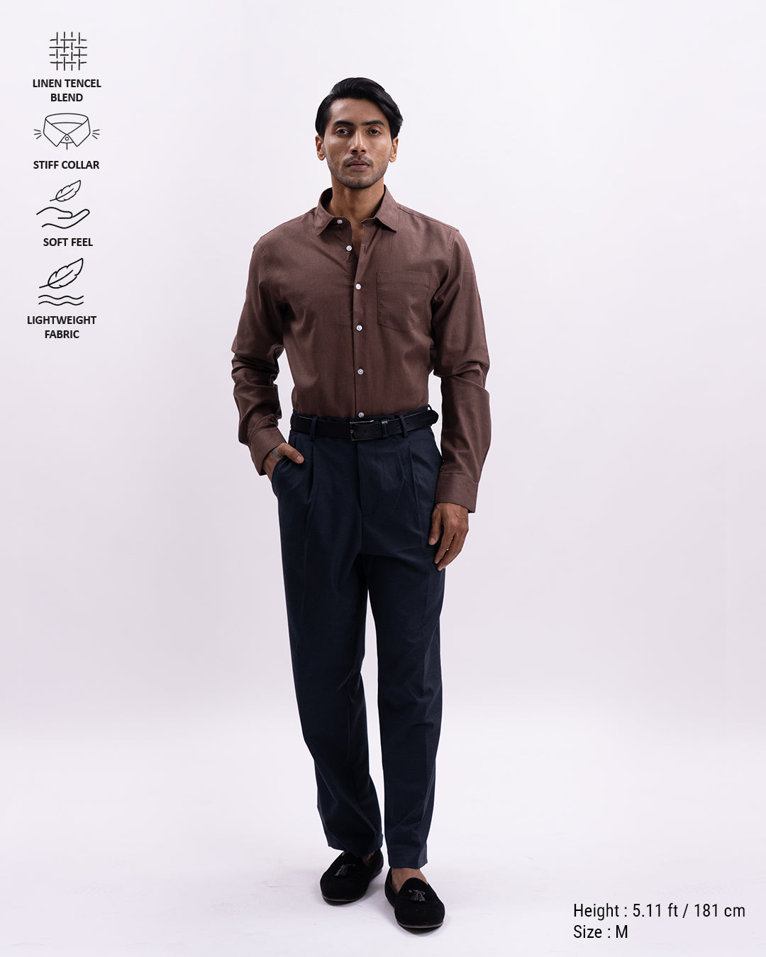 Tailoraedge easy iron shirts for men designed for everyday office wear