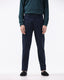 Essential Pleated Fine Twill Pants In Navy