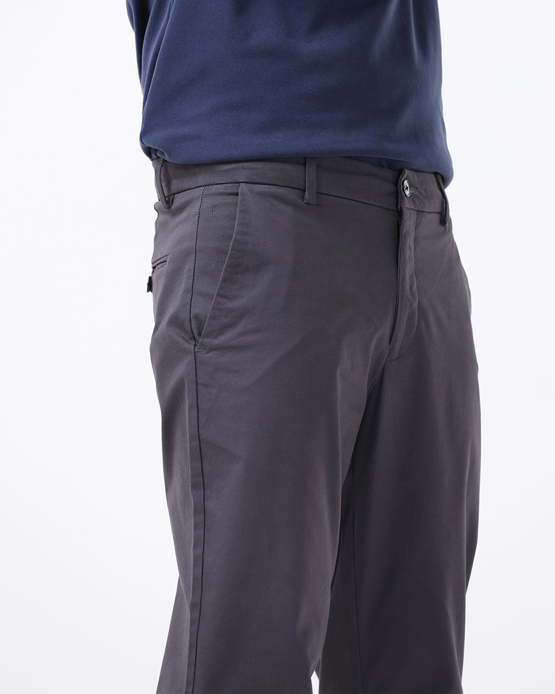Signature Chinos In Dark Grey
