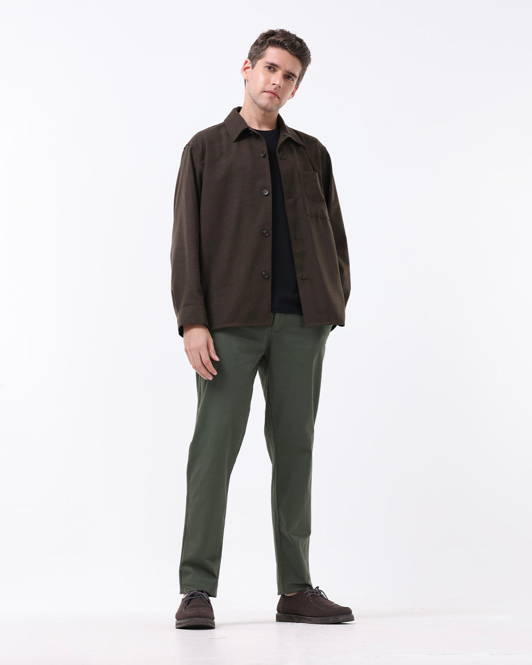 Signature Chinos In Pine Olive