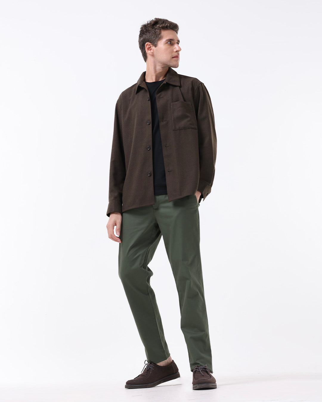 Signature Chinos In Pine Olive