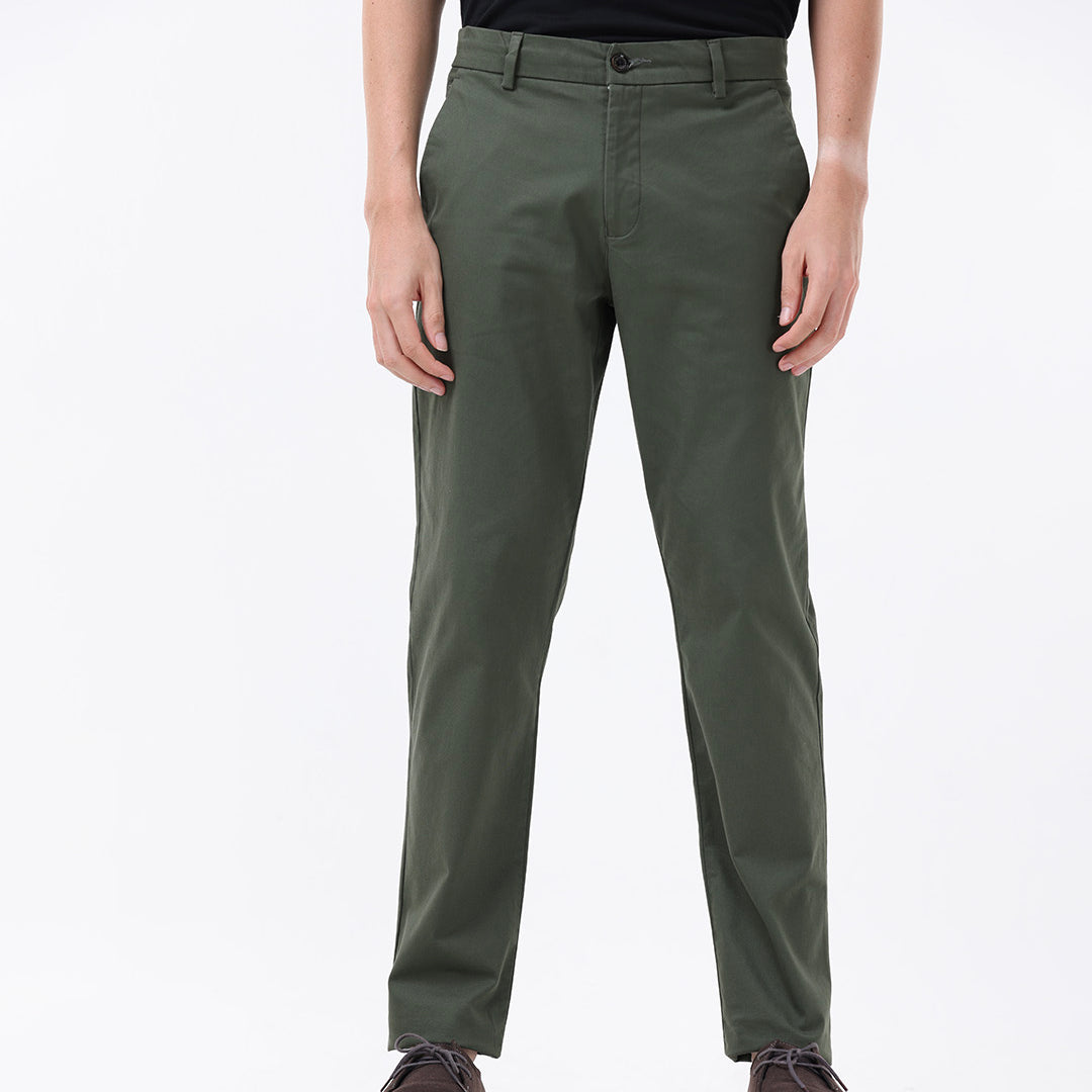 Signature Chinos In Pine Olive