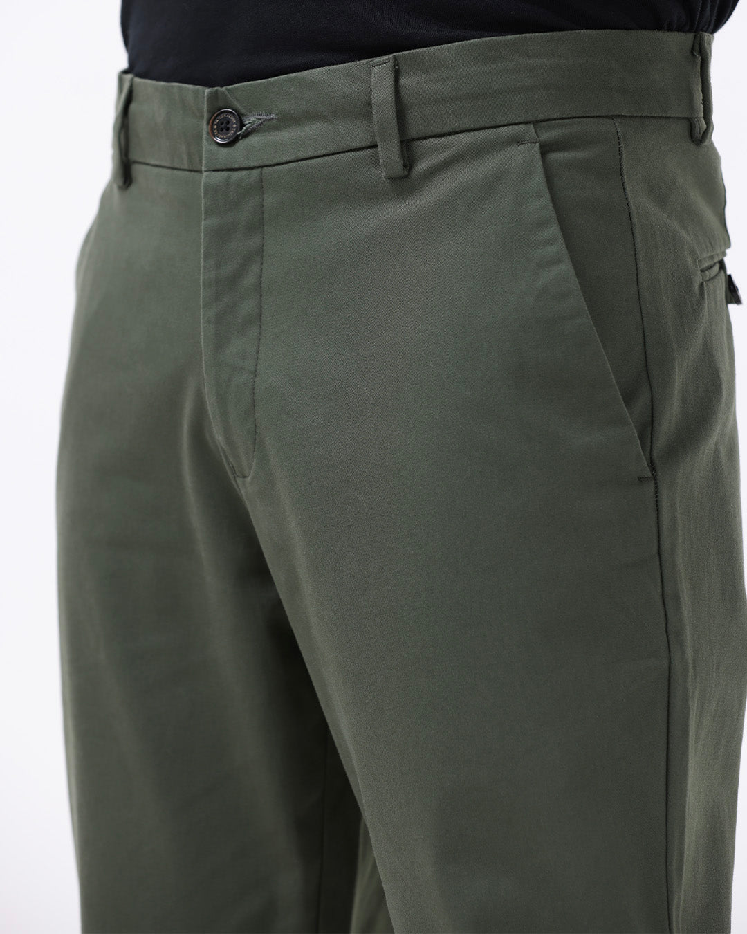 Signature Chinos In Pine Olive