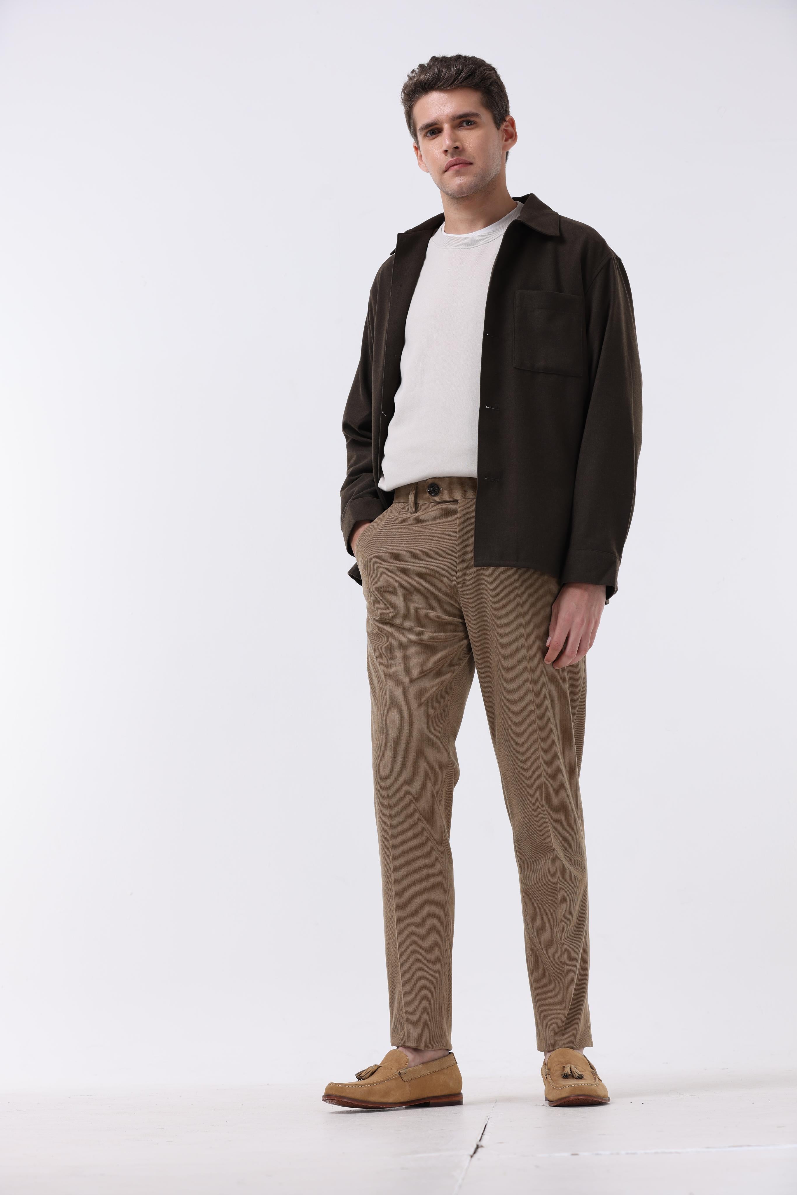 STATEMENT CORDUROY TROUSERS