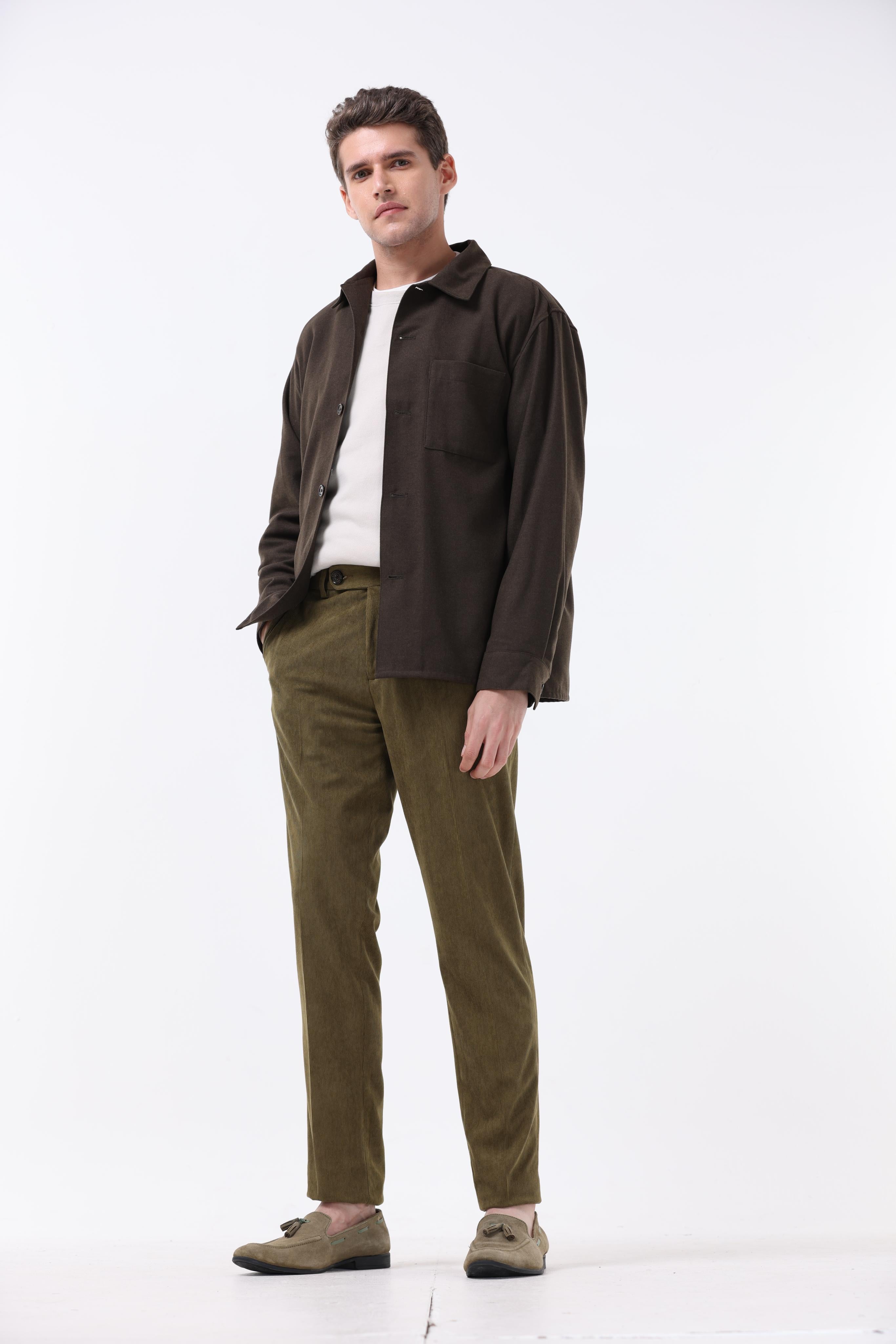 STATEMENT CORDUROY TROUSERS